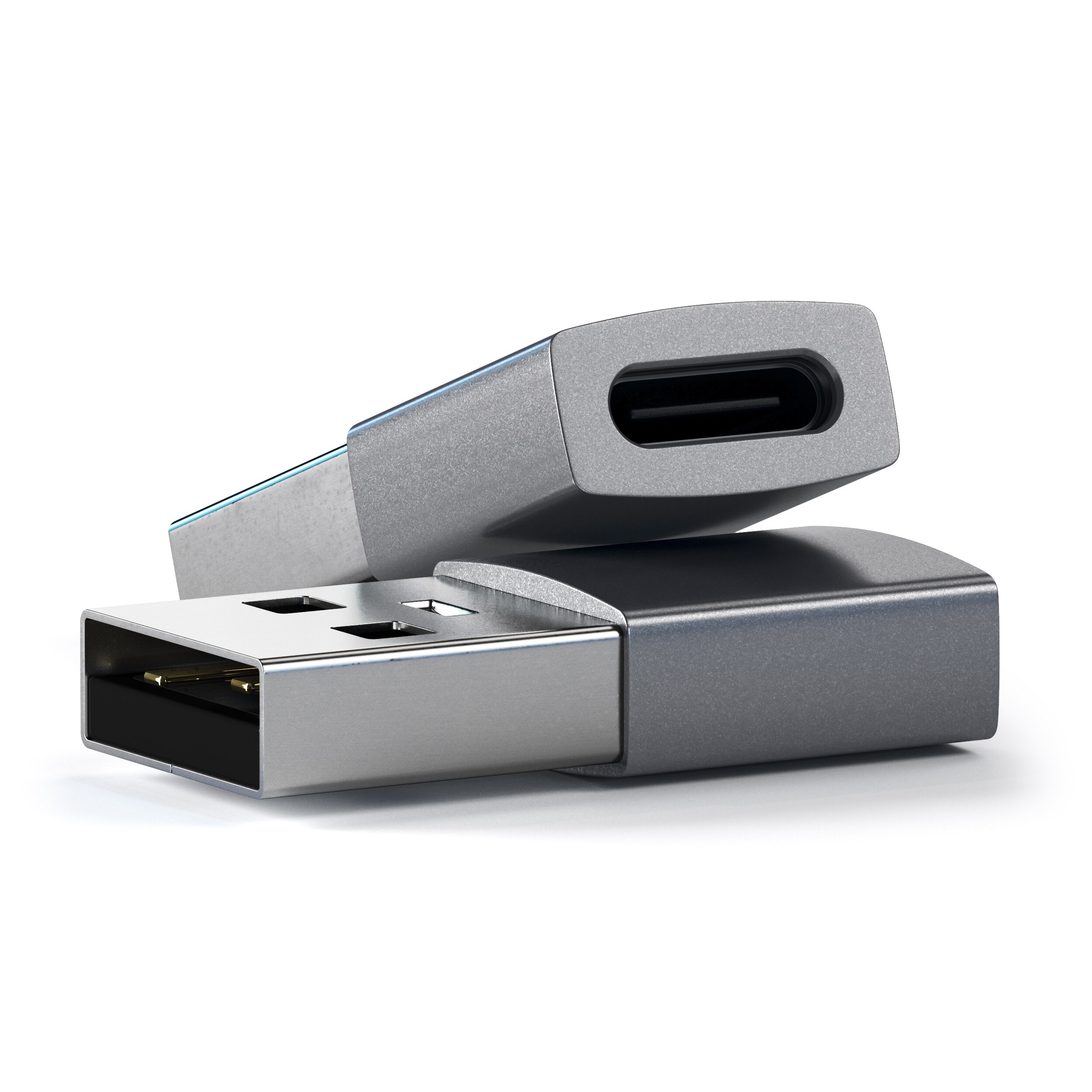 Satechi USB Type-A zu Type-C-Adapter Space Gray