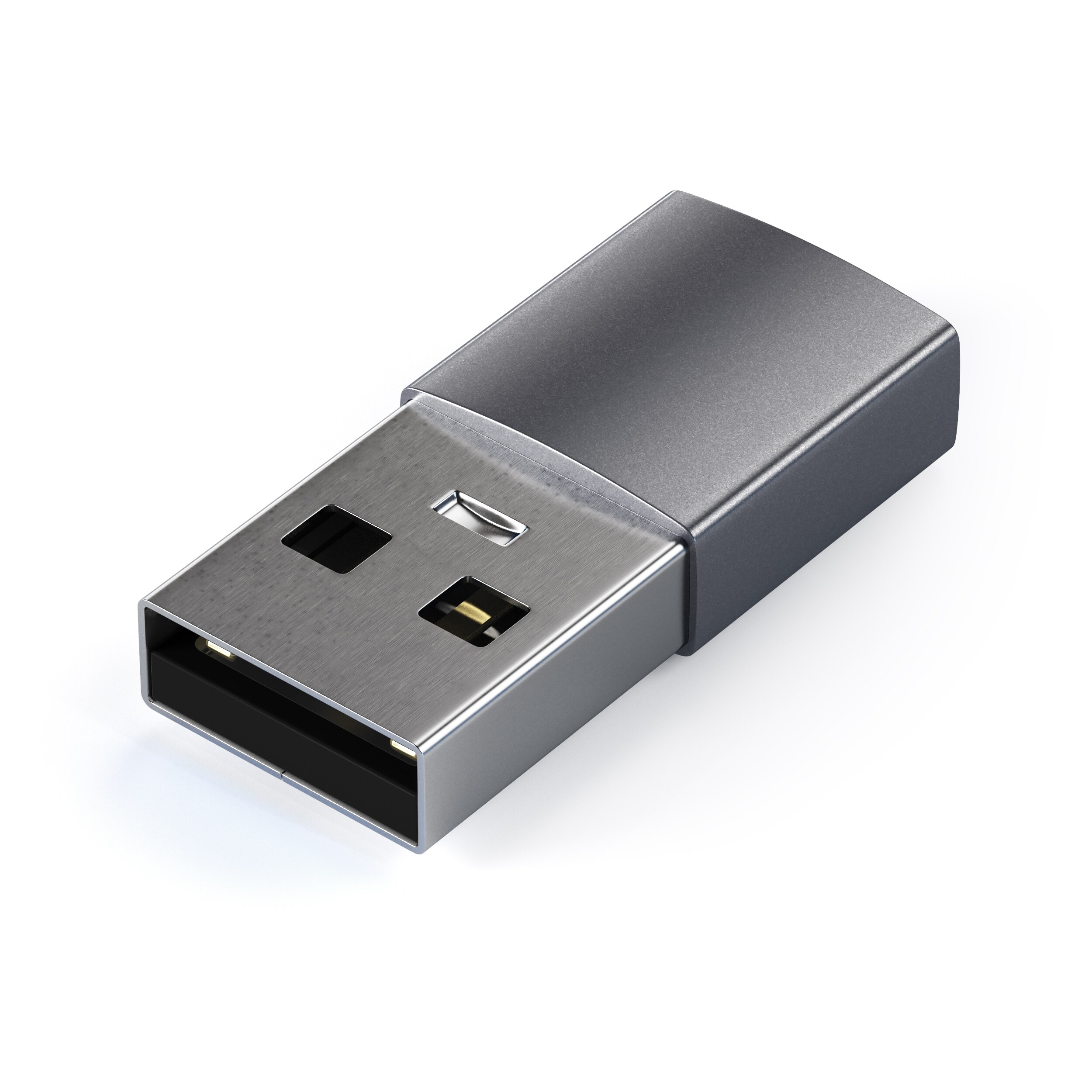 Satechi USB Type-A zu Type-C-Adapter Space Gray