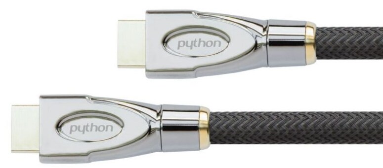 PYTHON Ultra High Speed HDMI 2.1 8K UHD-2/ 4K UHD 0,5m schwarz