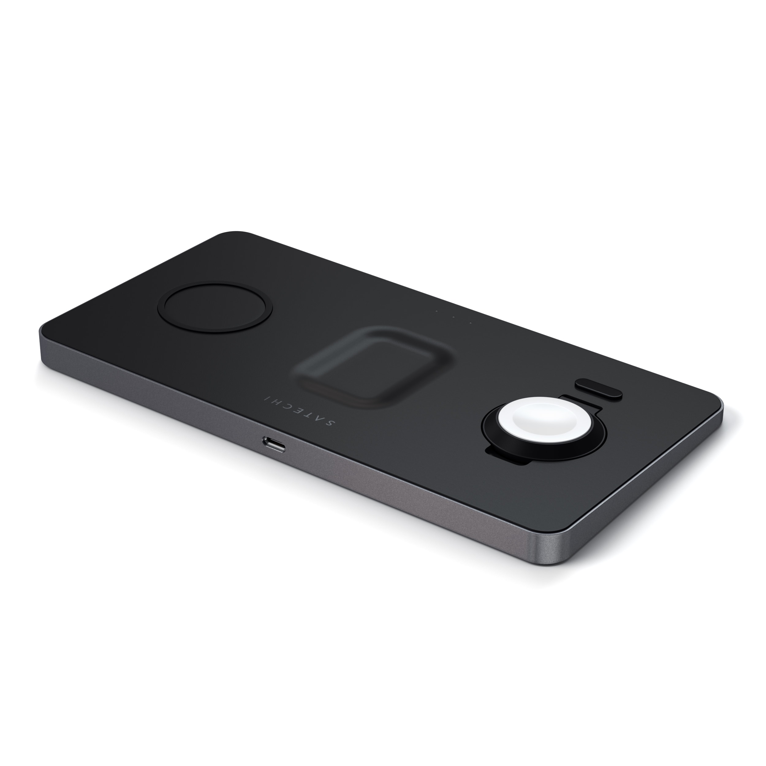 Satechi Trio Wireless Charging Pad Schwarz