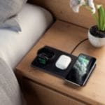 Satechi Trio Wireless Charging Pad Schwarz