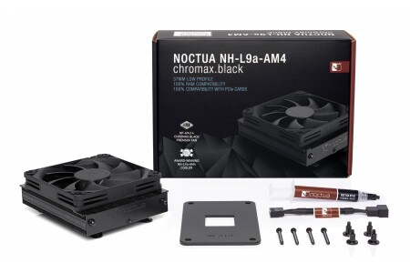 Noctua NH-L9a chromax.black Top Flow CPU Kühler (Sockel AM4)