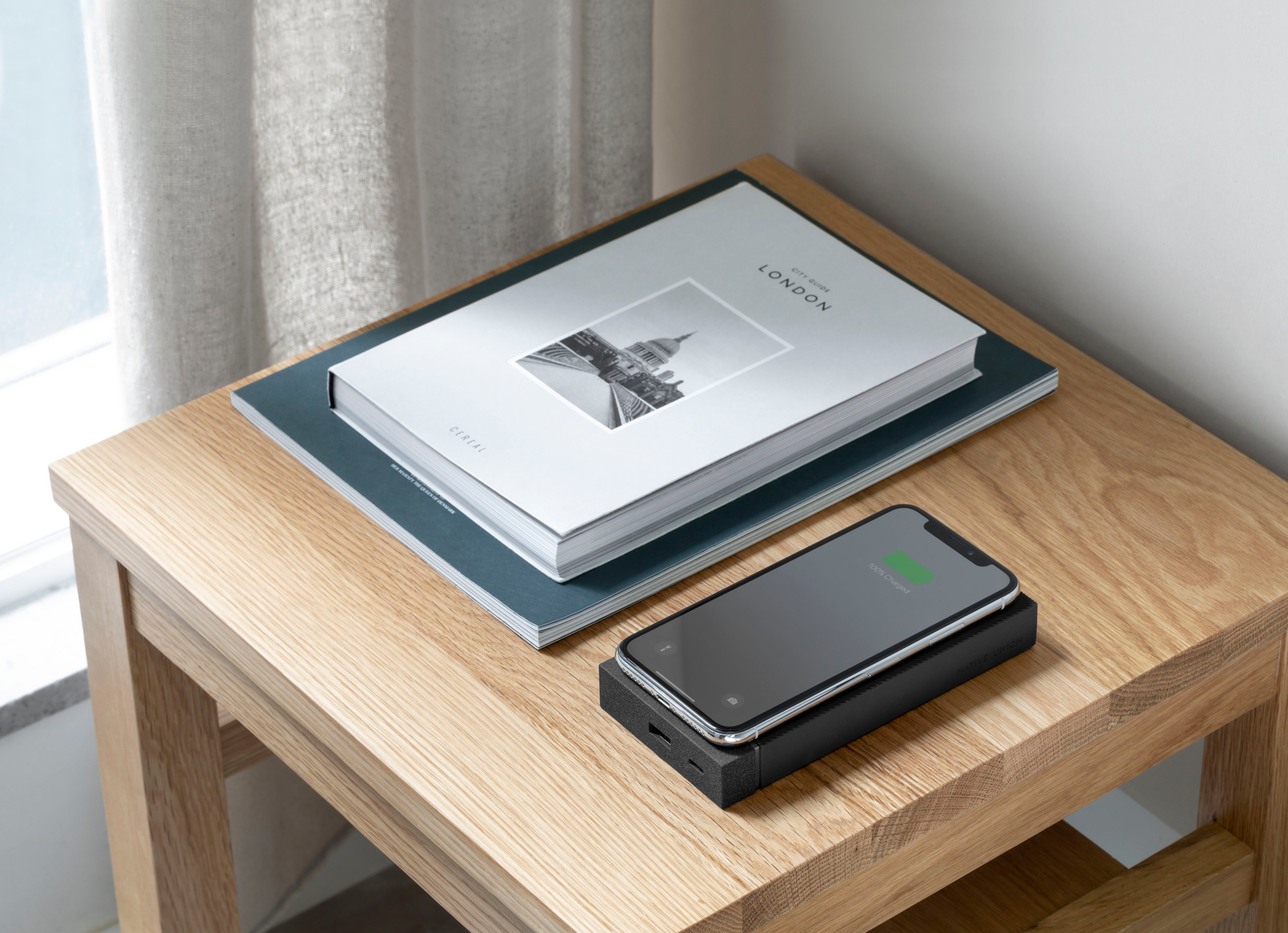 Native Union Jump Wireless Powerbank 12000 mAh Slate Gray