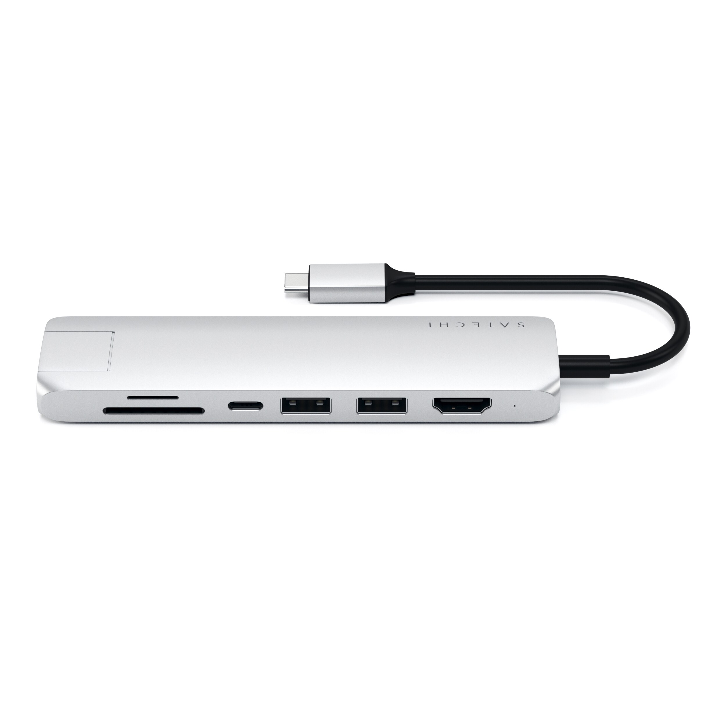 Satechi Type-C Multi-Port Hub 4K Ethernet Slim silver