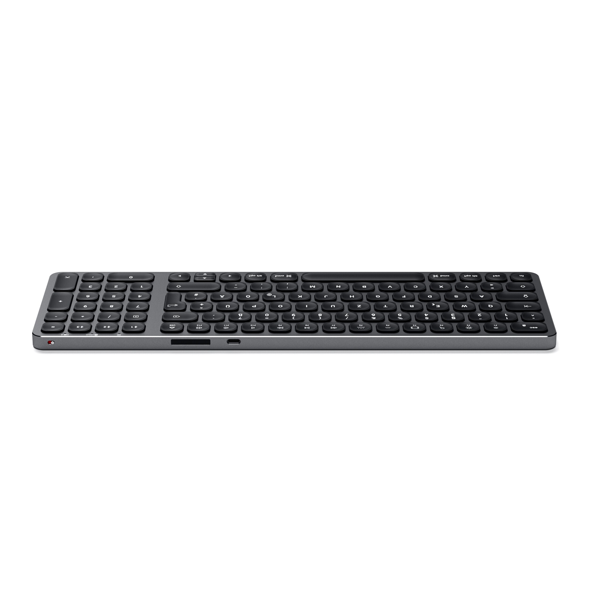 Satechi Aluminium Slim Bluetooth Backlit Tastatur kabellos space grey