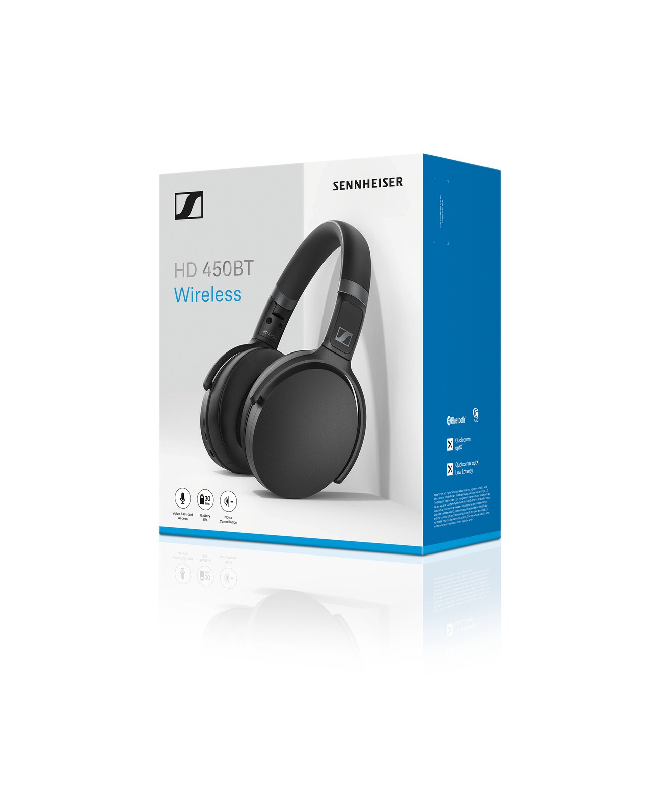 Sennheiser HD 450BT Black ohrumschließender faltbarer Kopfhörer