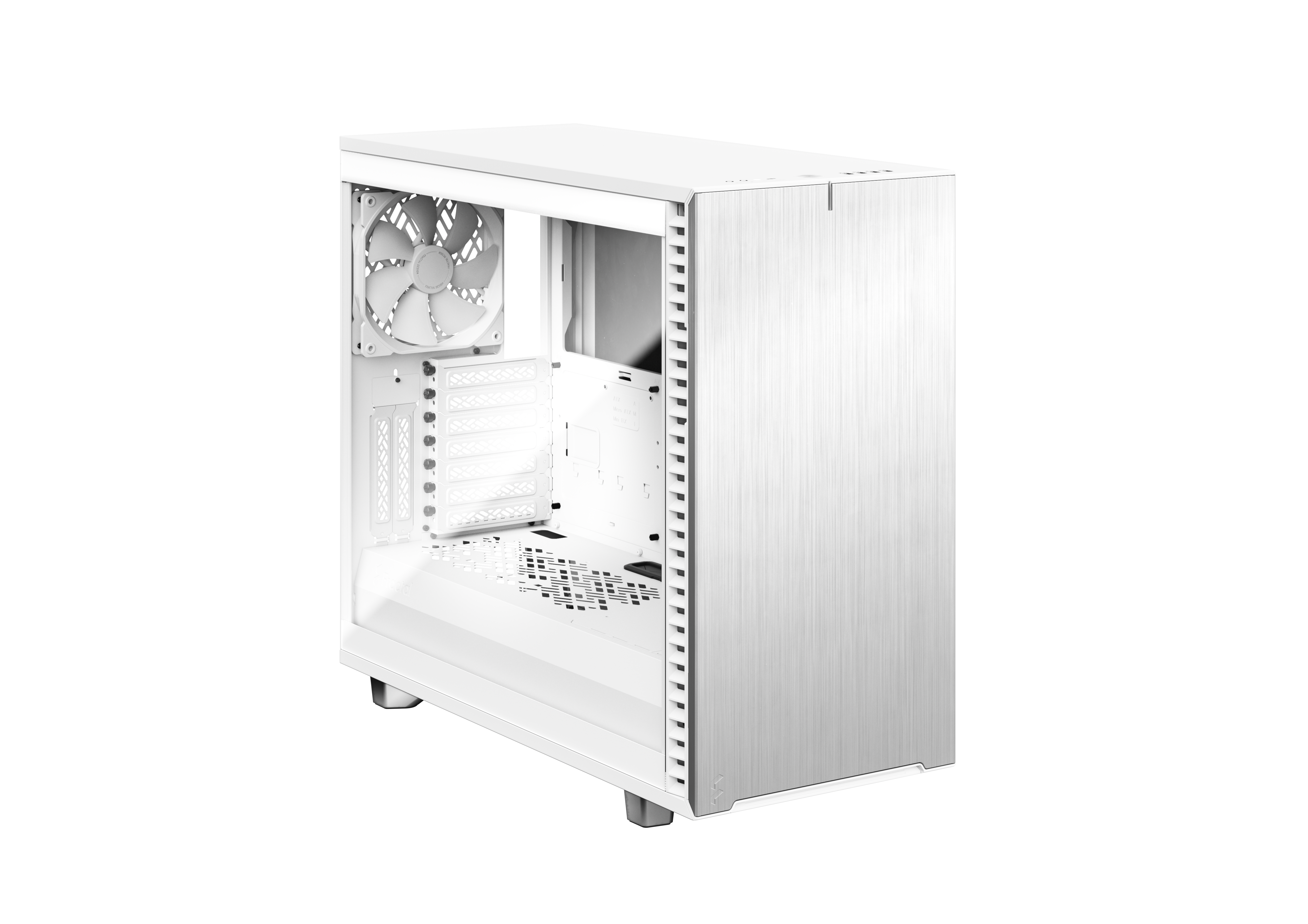 Fractal Design Define 7 ATX Gaming Gehäuse TG Seitenfenster/Dämmung Weiß