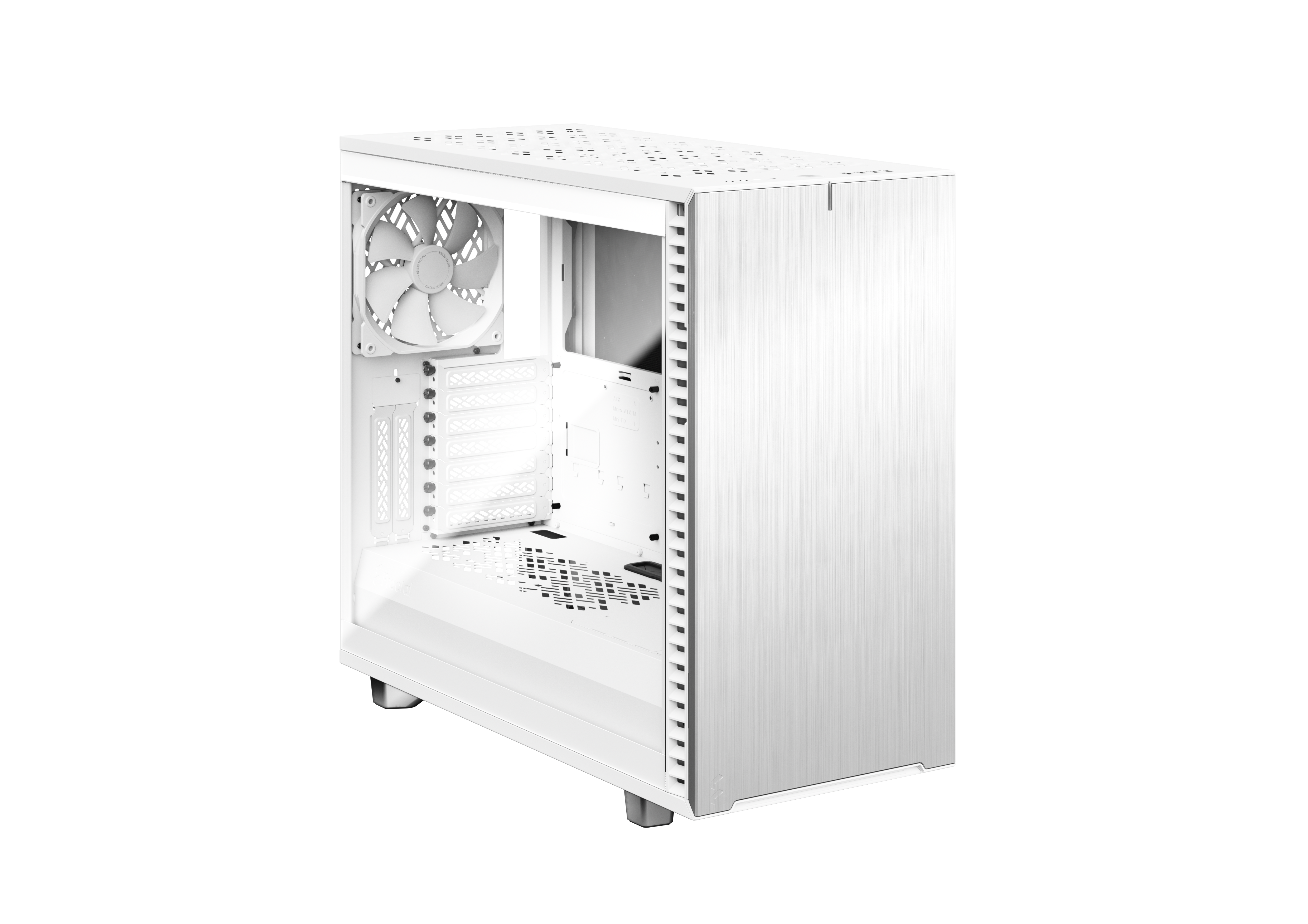 Fractal Design Define 7 ATX Gaming Gehäuse TG Seitenfenster/Dämmung Weiß