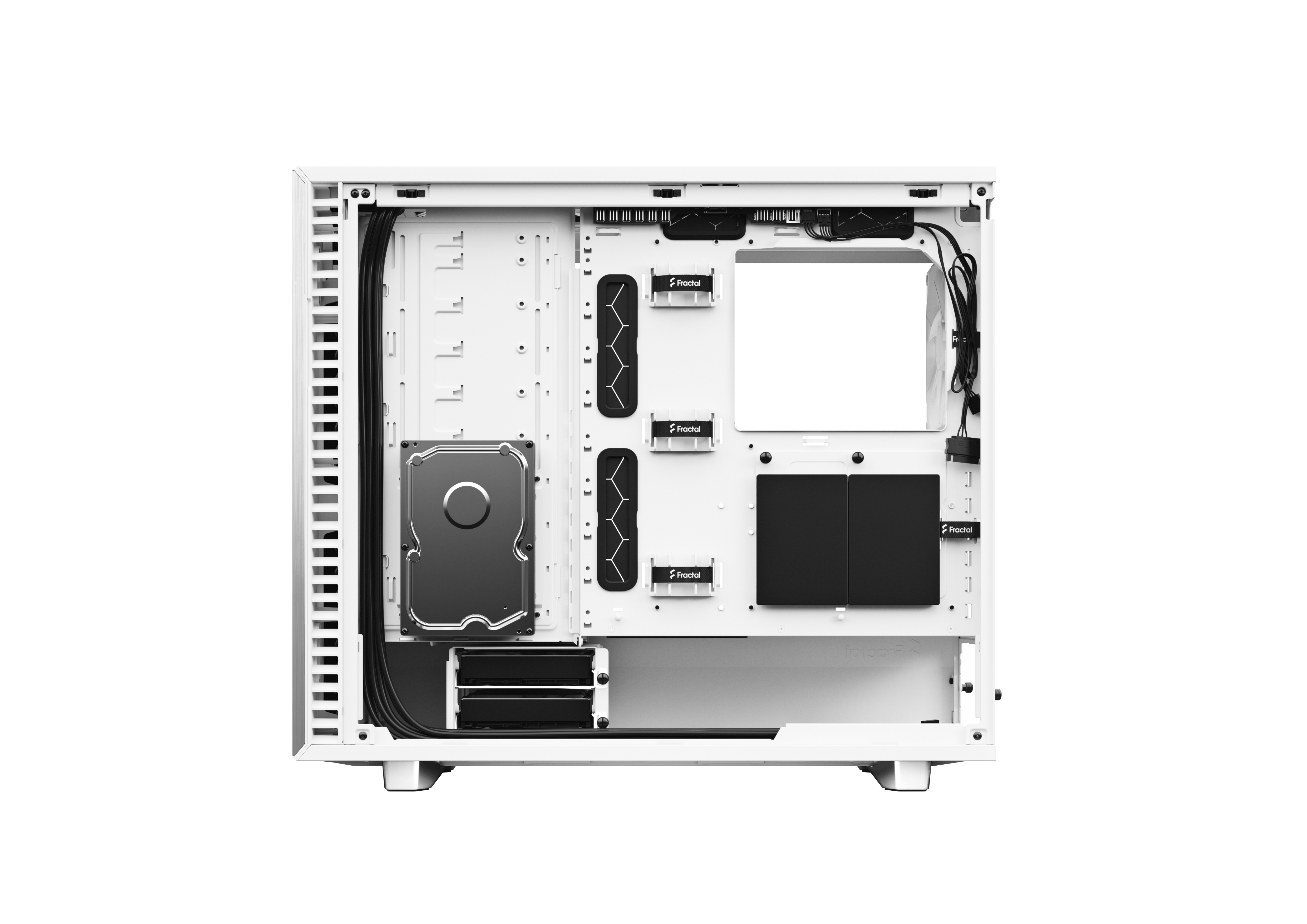 Fractal Design Define 7 ATX Gaming Gehäuse TG Seitenfenster/Dämmung Weiß