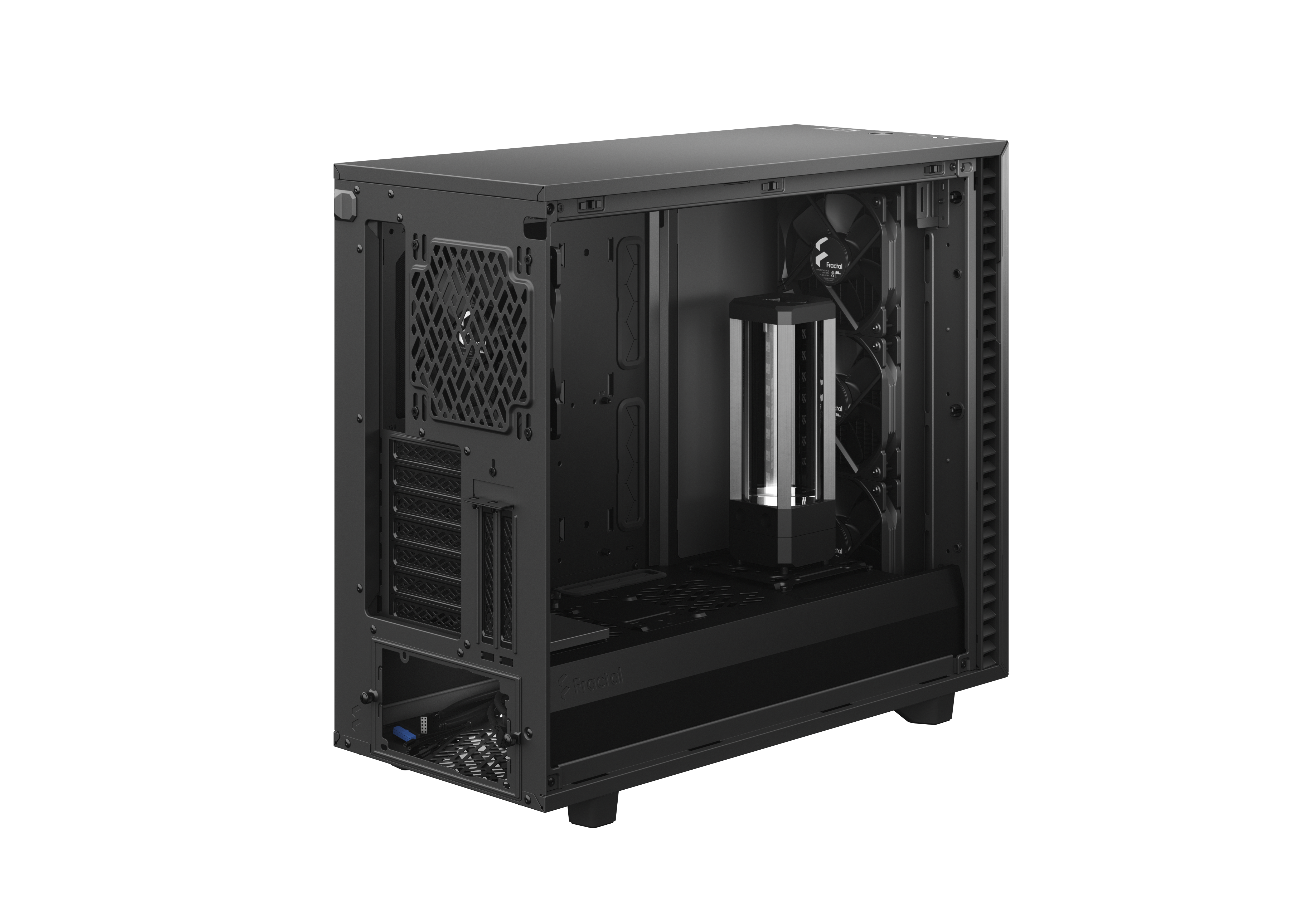 Fractal Design Define 7 ATX Gaming Gehäuse Solid Grau mit Dämmung