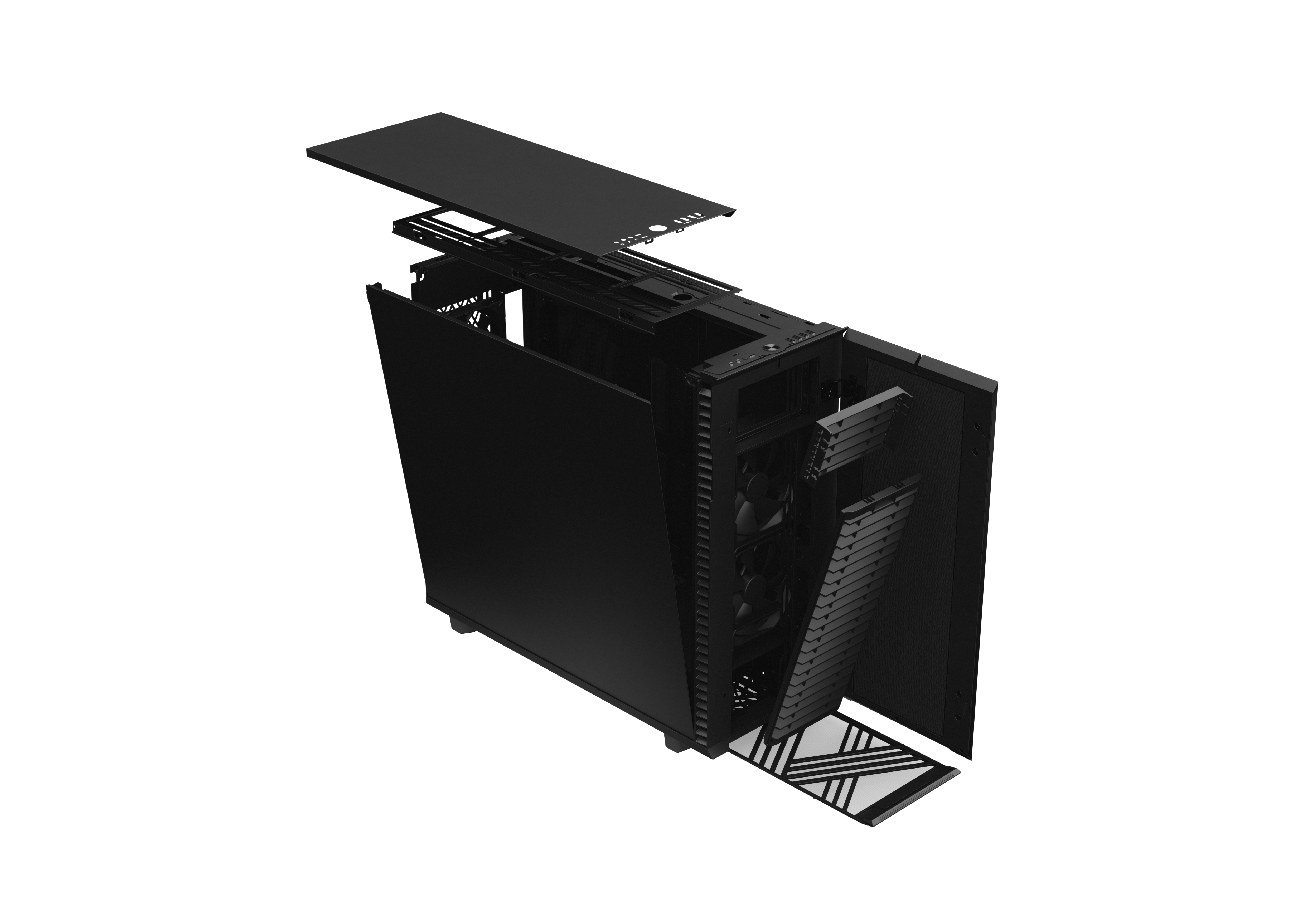 Fractal Design Define 7 XL ATX Gaming Gehäuse Schwarz mit Dämmung