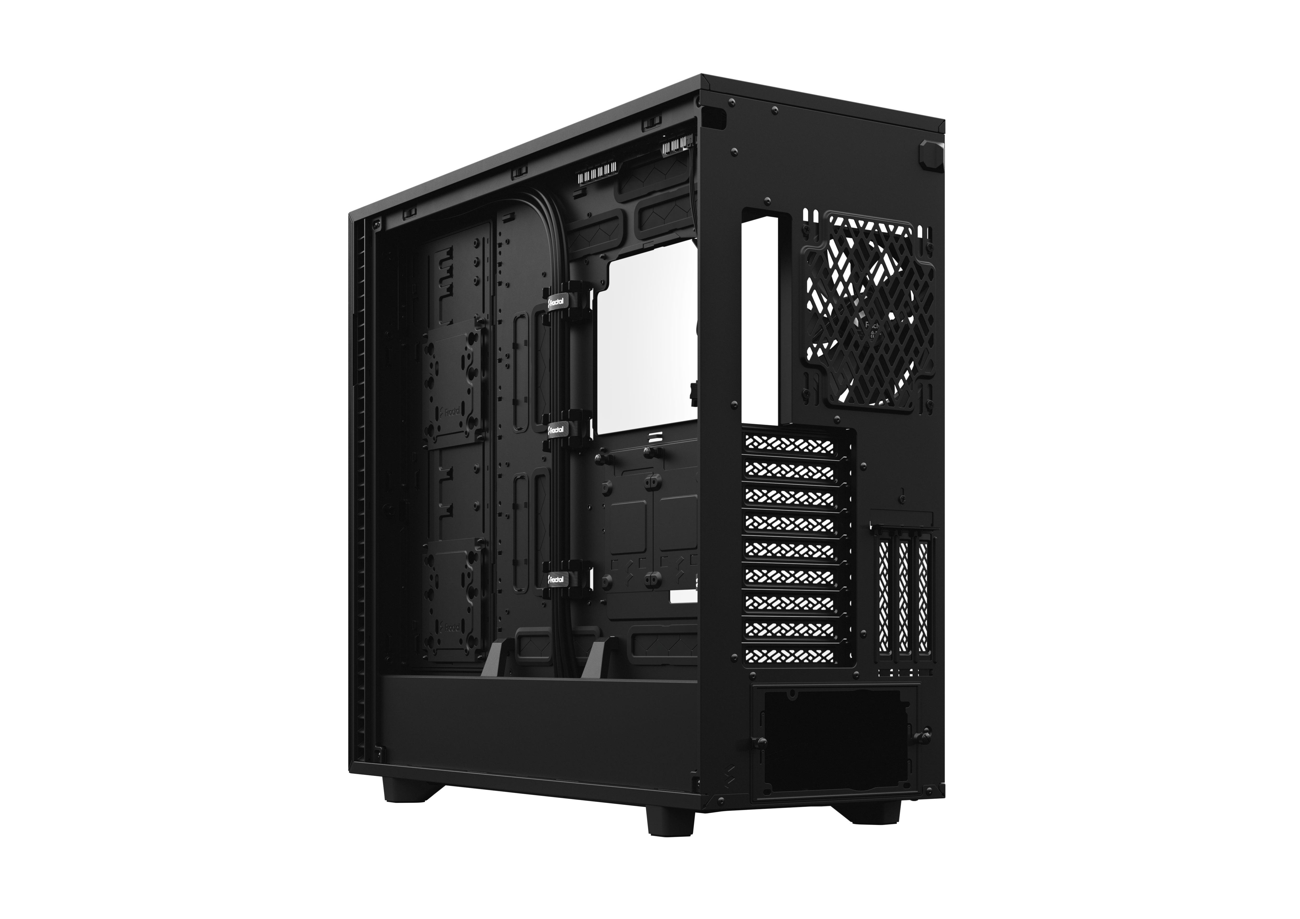 Fractal Design Define 7 XL Gaming Gehäuse Schwarz mit Dämmung/Seitenfenster DTL