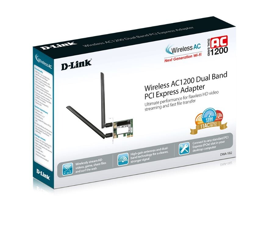 D-Link Wireless AC1200 DWA-582 - Netzwerkadapter