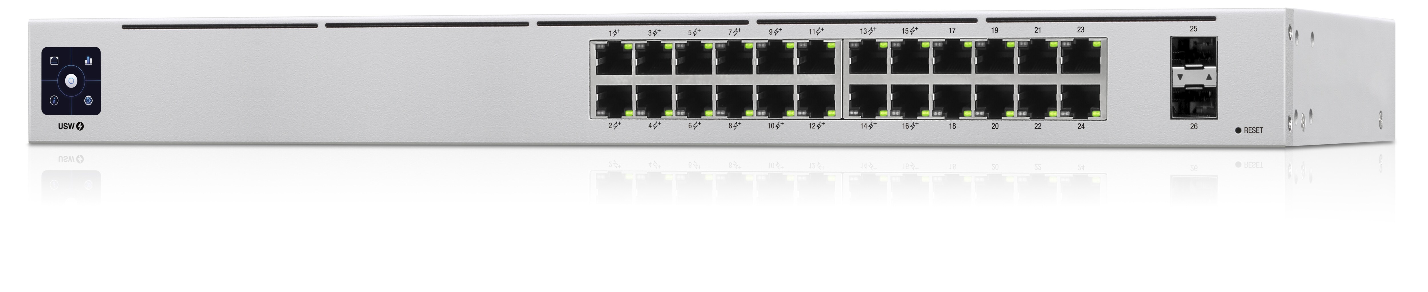 Ubiquiti USW-24-POE UniFi 24-Port PoE+ Smart Managed Switch 2x SFP