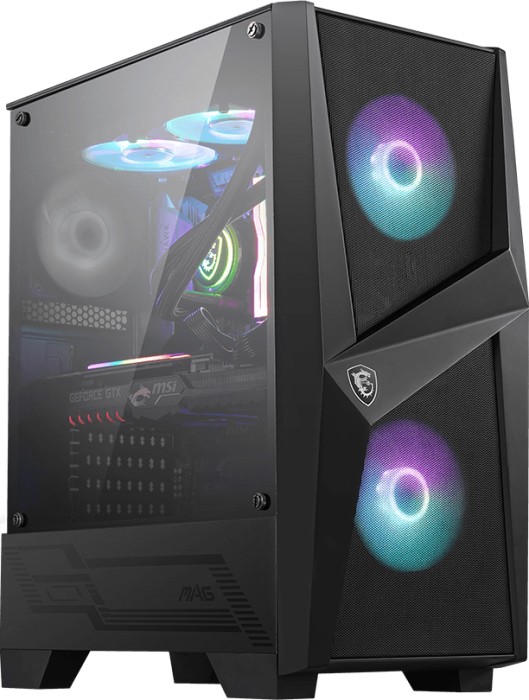 MSI MAG Forge 100R MIDI Tower Gaming Gehäuse, Echtglas Seitenfenster