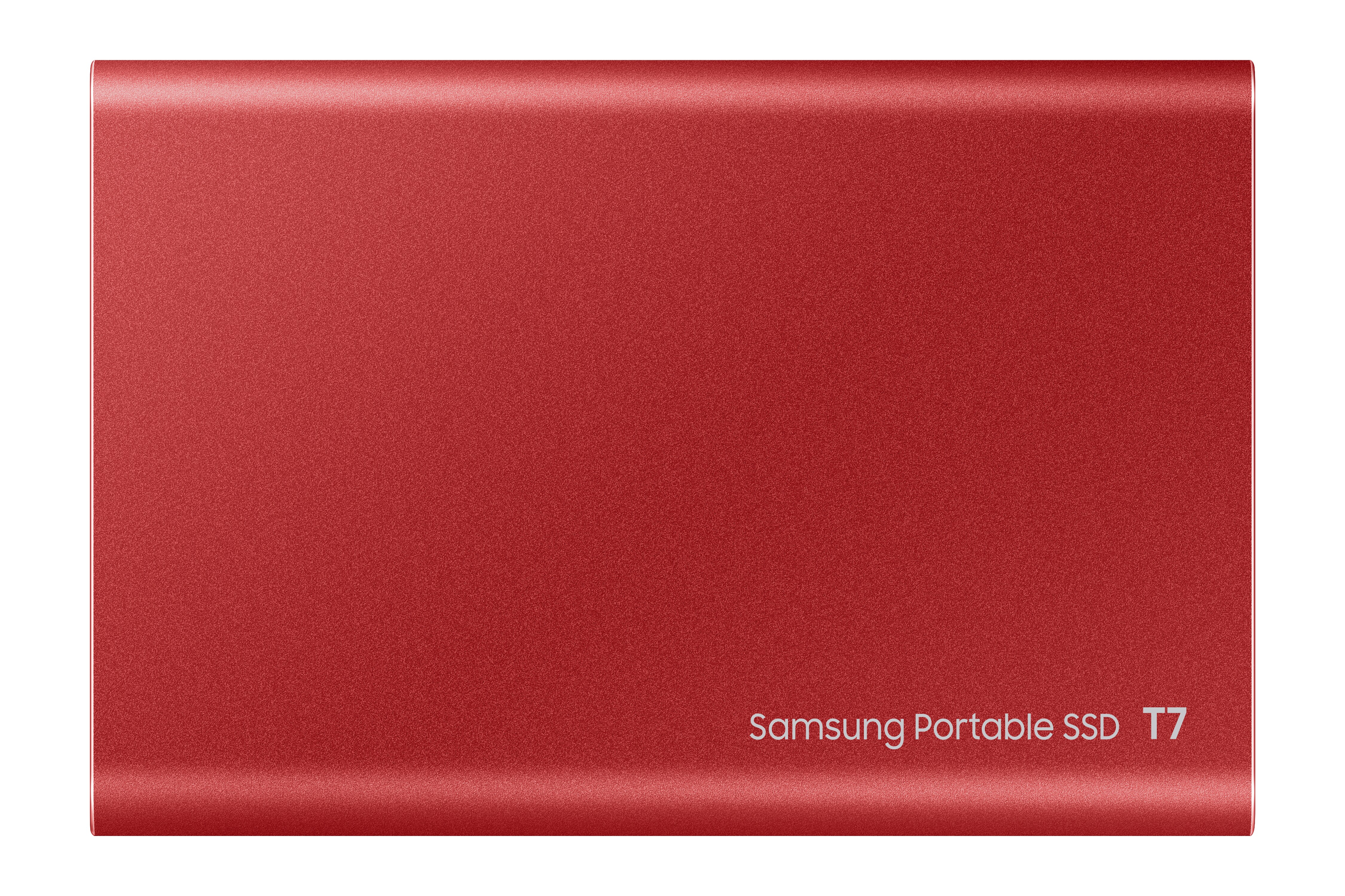 Samsung Portable SSD T7 500 GB USB 3.2 Gen2 Typ-C Metallic Red