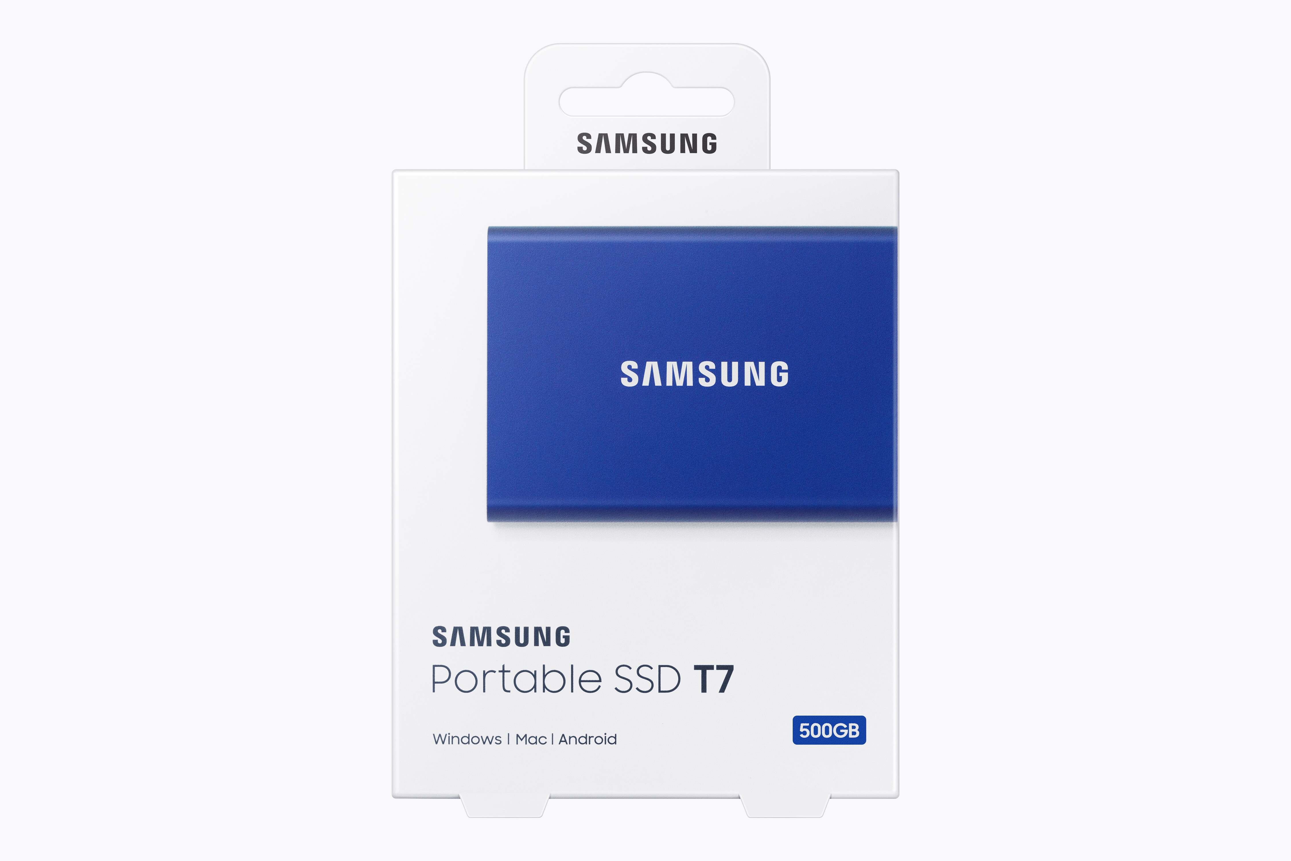 Samsung Portable SSD T7 500 GB USB 3.2 Gen2 Typ-C Indigo Blue