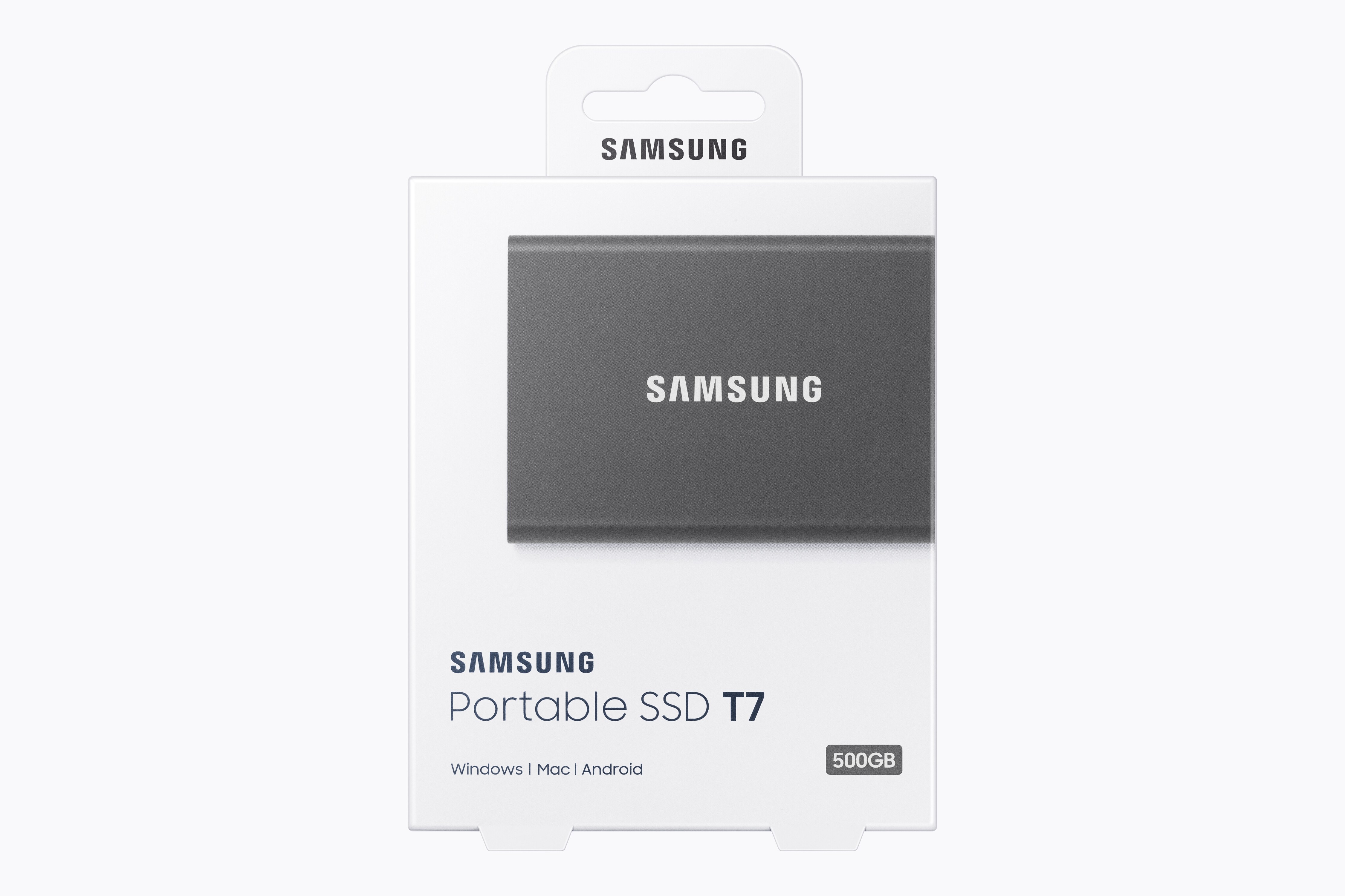 Samsung Portable SSD T7 500 GB USB 3.2 Gen2 Typ-C Titan Gray