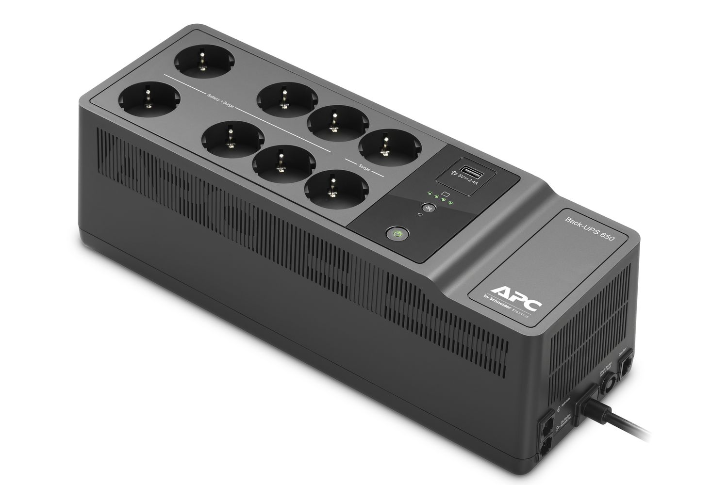 APC Back-UPS 650 VA, 230 V, 1 USB-Ladeport