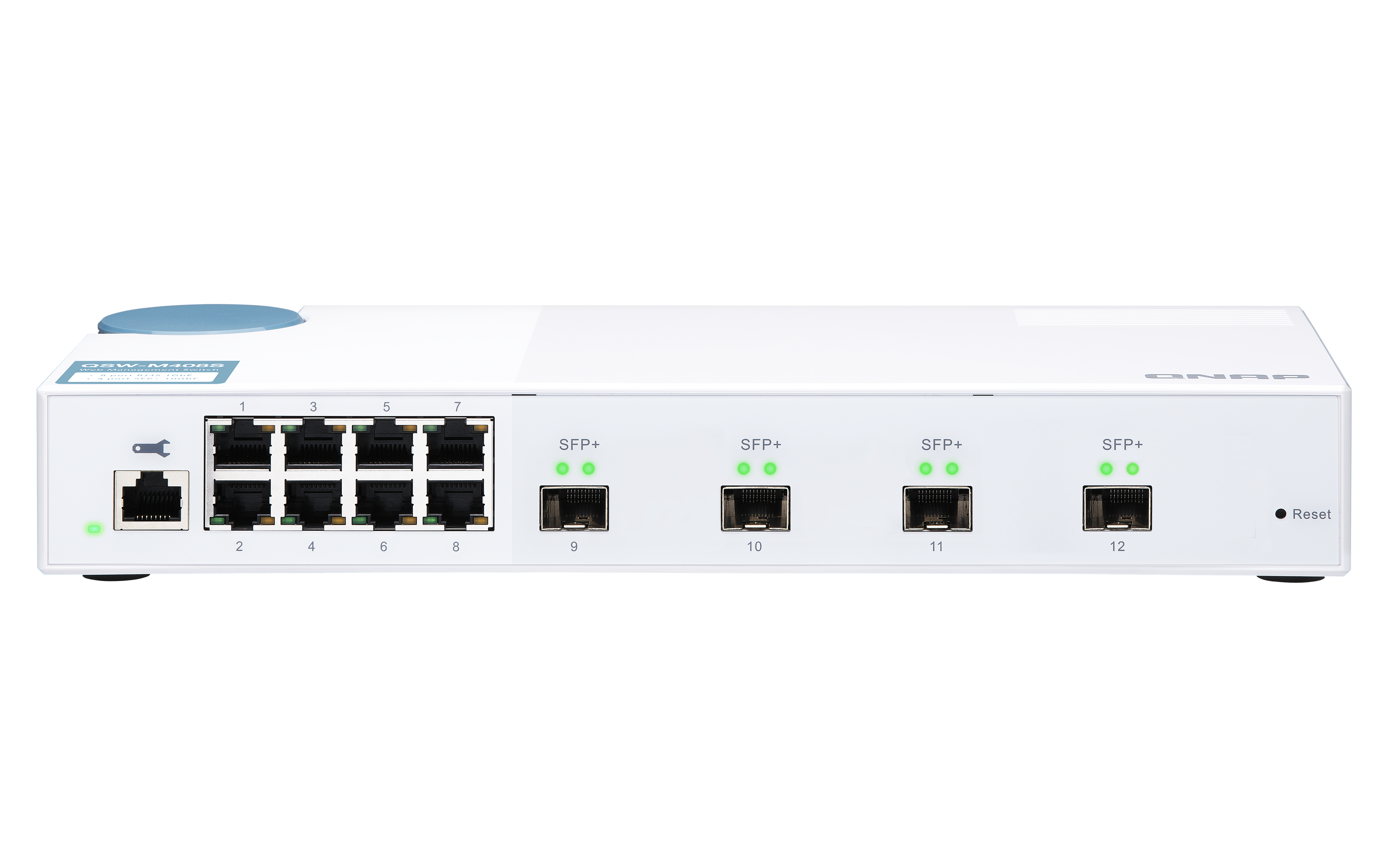 QNAP QSW-M408S 8 Port Desktop Switch Web Managed 1G/10G SFP+