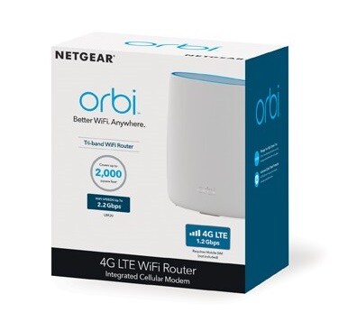 Netgear Orbi 4G LTE AC2200 Tri-Band WLAN Router LBR20