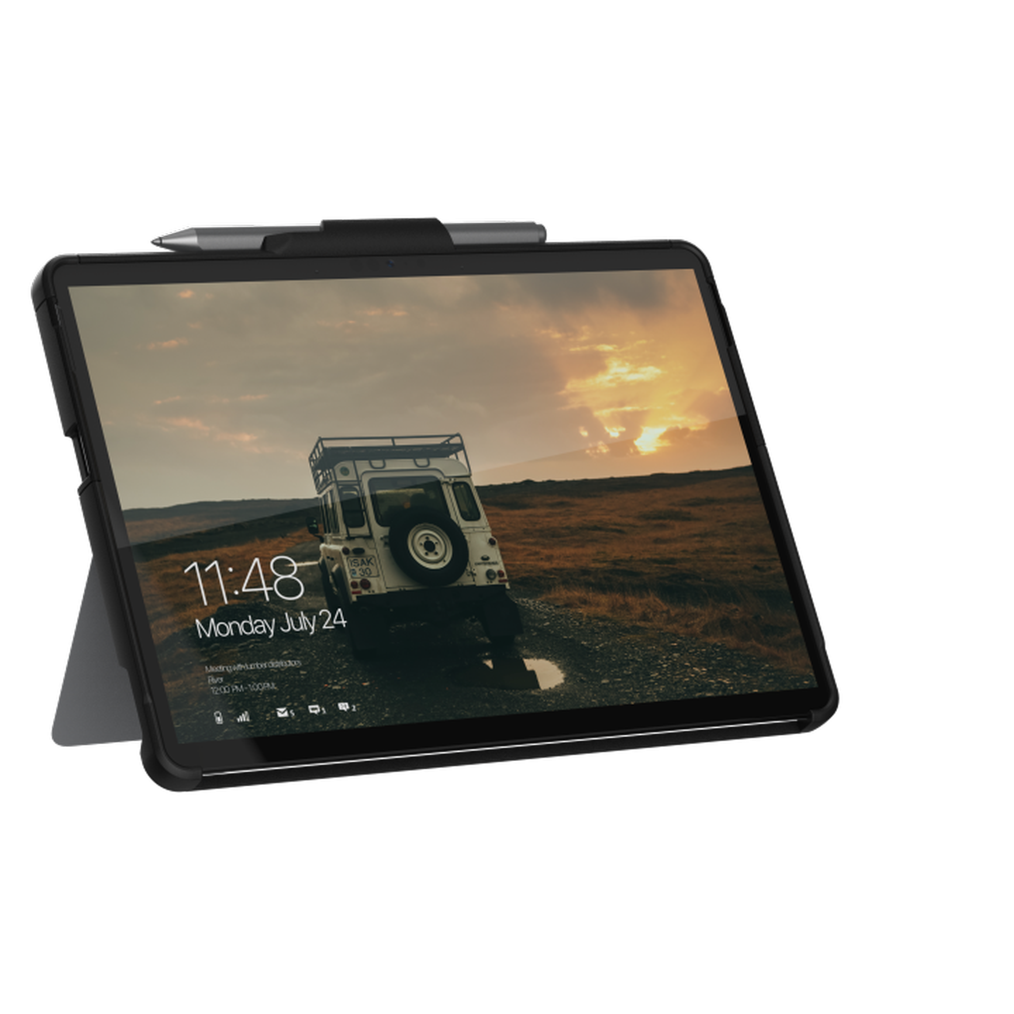 UAG Urban Armor Gear Scout Handstrap Case für Microsoft Surface Go 2 / Go, schw.