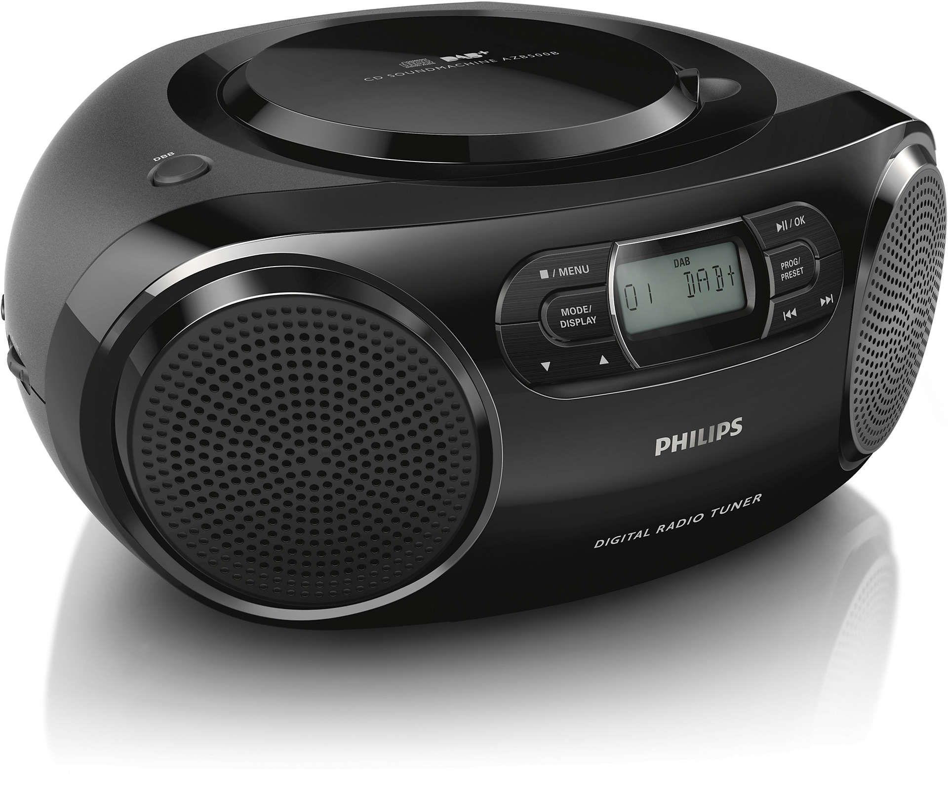 Philips AZB500/12 CD-Radio DAB+ schwarz