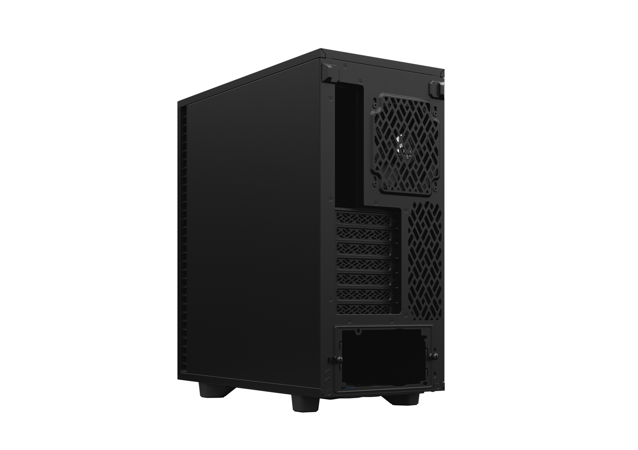 Fractal Design Define 7 Compact ATX Gaming Gehäuse Solid Schwarz mit Dämmung