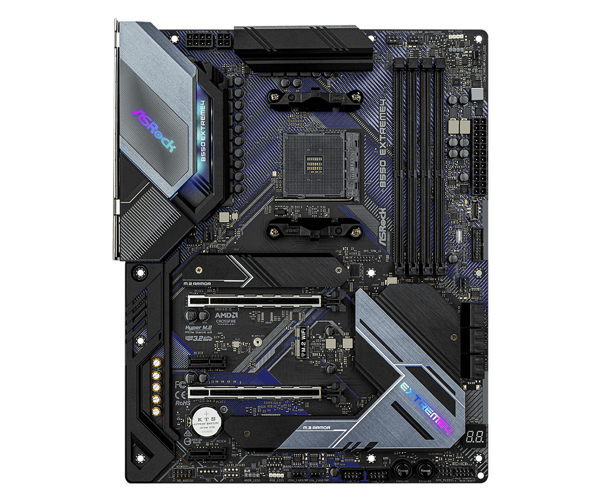 ASRock B550 Extreme4 AM4 ATX Mainboard M.2/HDMI/USB3.2(Gen2 TypC)