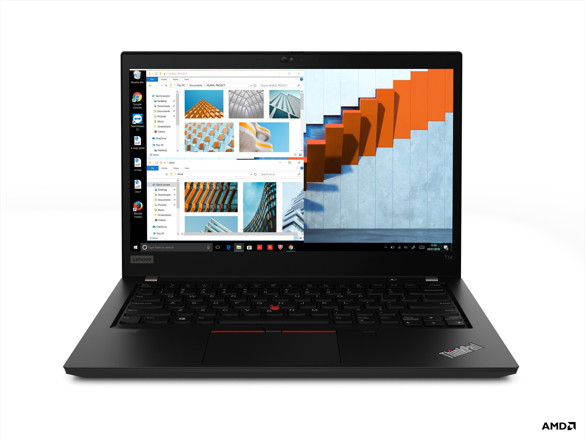 Lenovo ThinkPad T14 20UD0010GE R5-4650U Pro 16GB/256GB SSD 14"FHD W10P