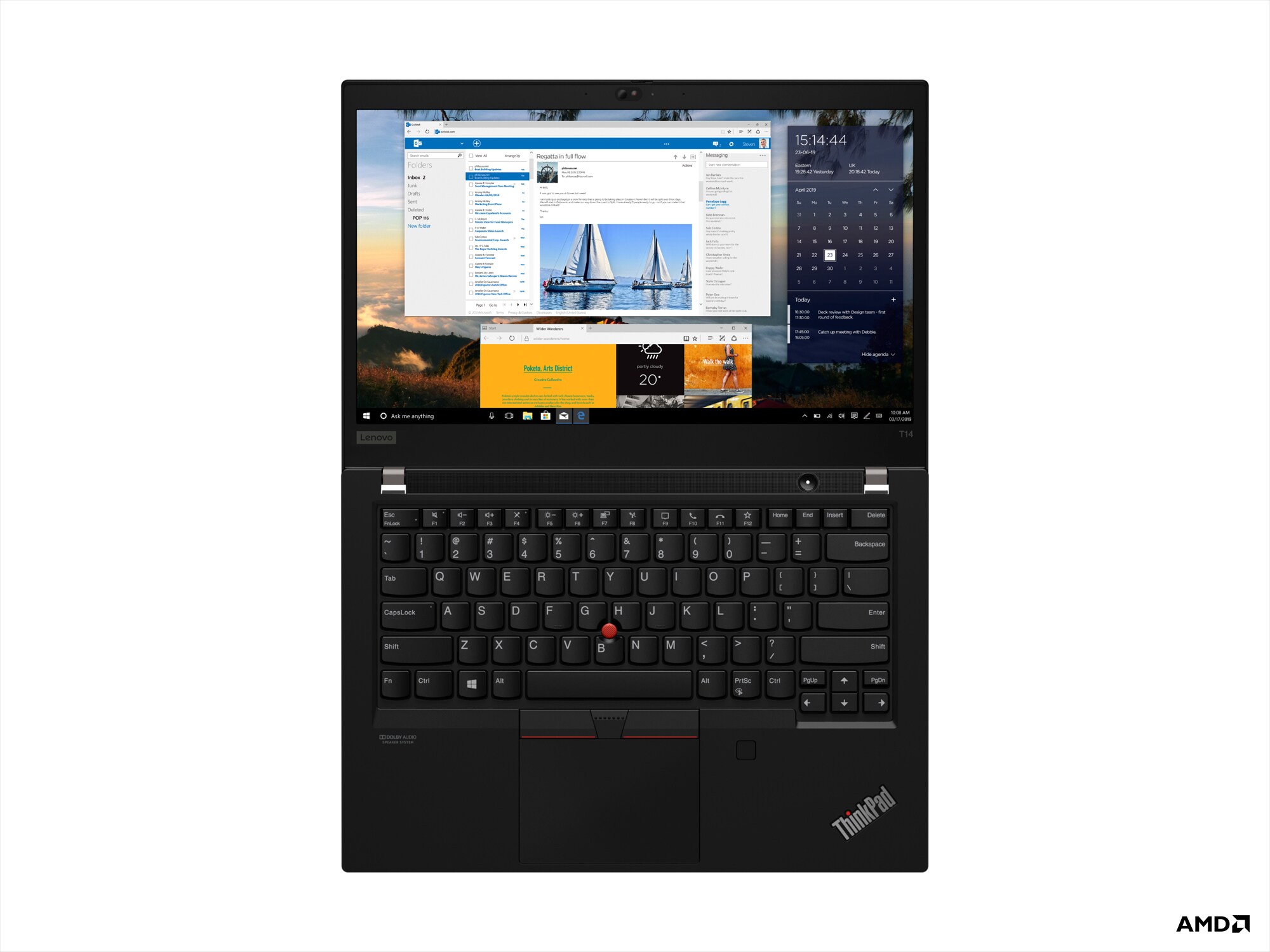 Lenovo ThinkPad T14 20UD0010GE R5-4650U Pro 16GB/256GB SSD 14"FHD W10P