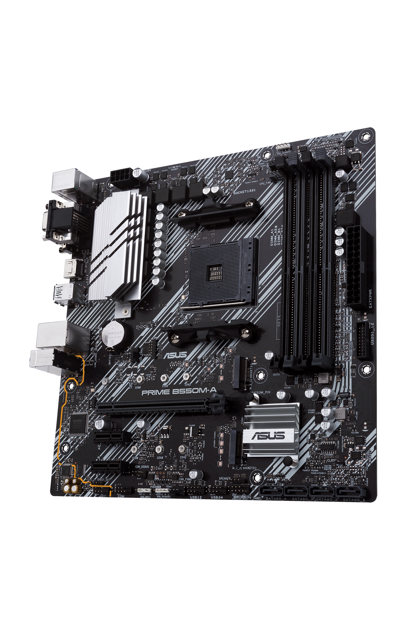 ASUS Prime B550M-A mATX Mainboard Sockel AM4 M.2/USB3.2/HDMI/DVI/VGA