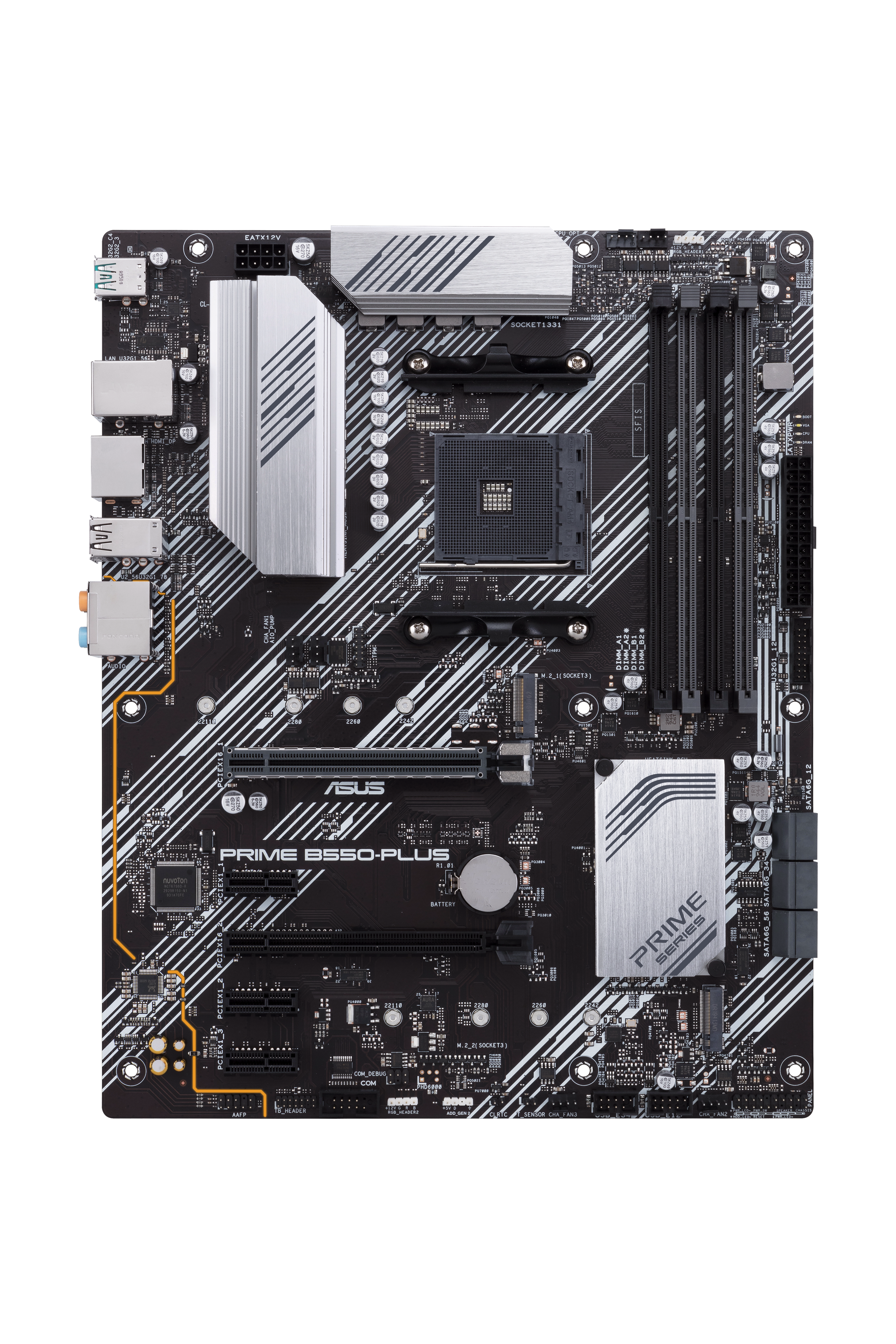 ASUS Prime B550-Plus ATX Mainboard Sockel AM4 M.2/USB3.2/HDMI/DVI/VGA