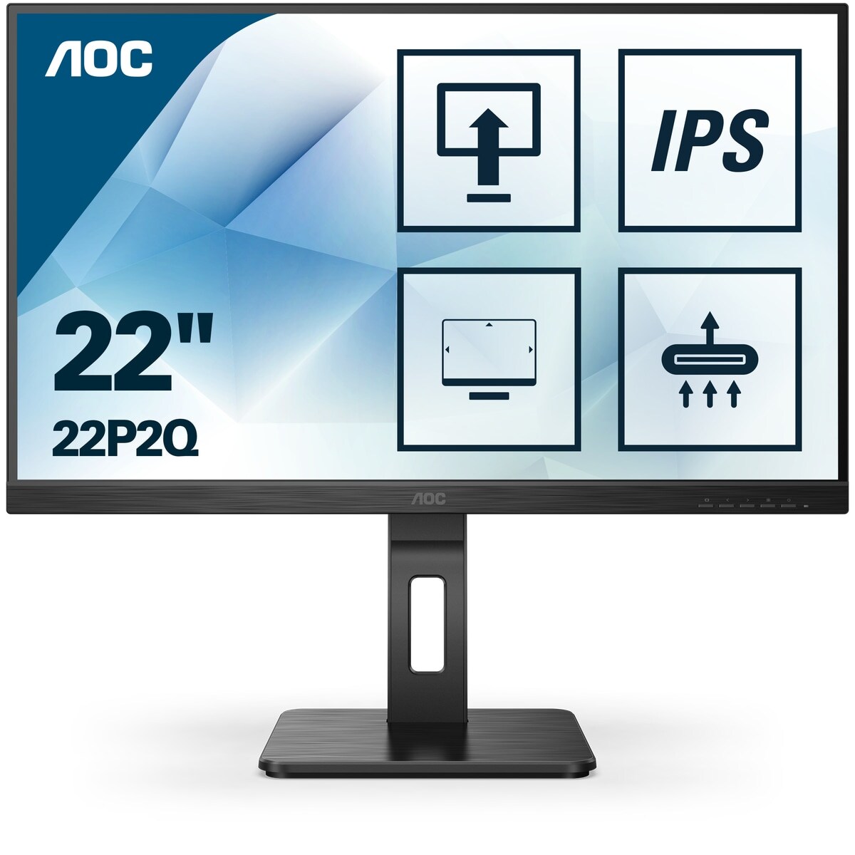 AOC 22P2Q 54,7cm (21,5") Full HD 16:9 VGA/DVI/HDMI/DP 4ms