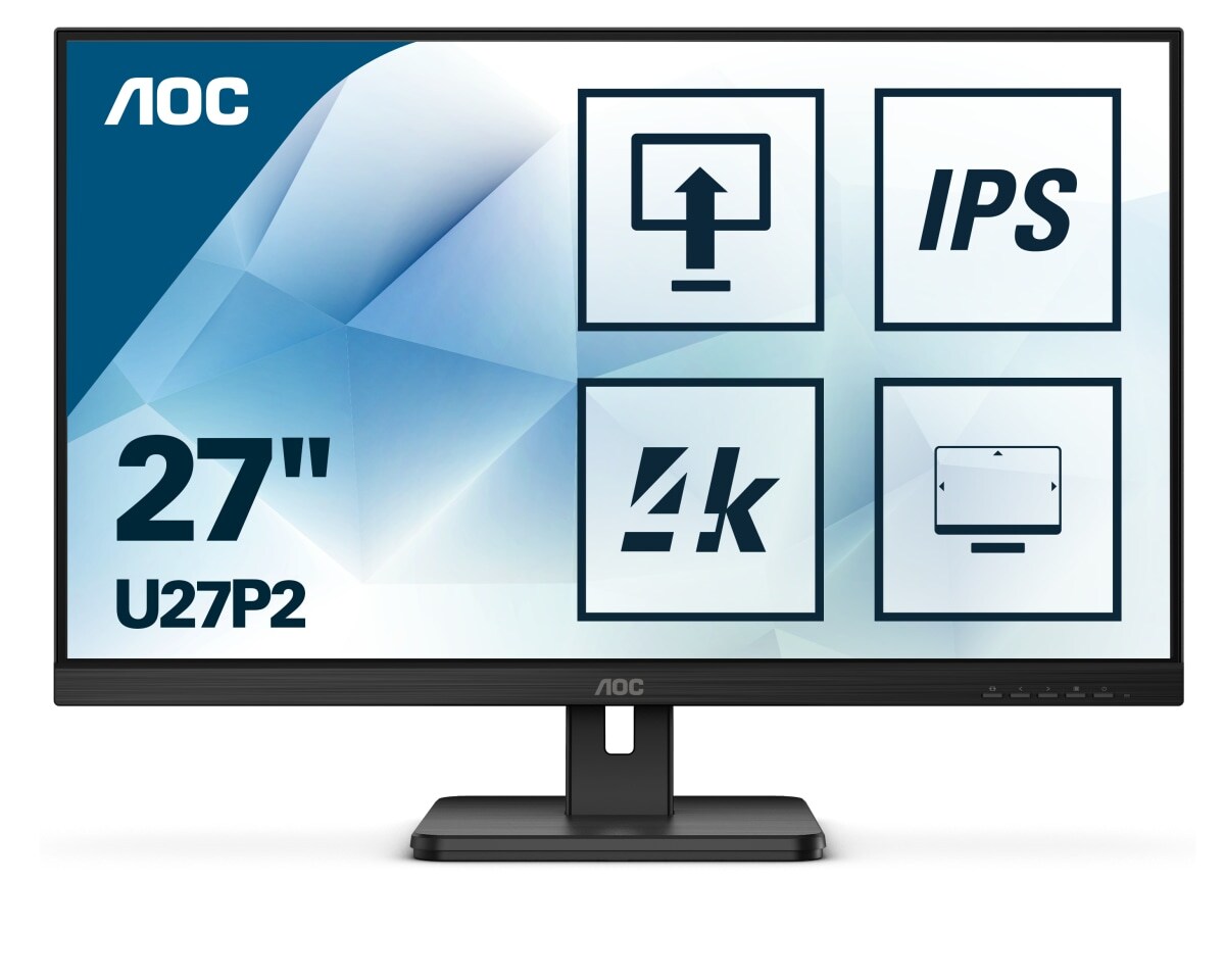 AOC U27P2 68,58cm (27") 4K UHD 16:9 HDMI/DP/USB3.2 4ms