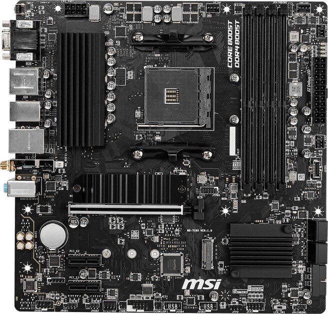 MSI B550M Pro VDH WIFI mATX Mainboard Sockel AM4 M.2/DP/HDMI/VGA/WIFI6