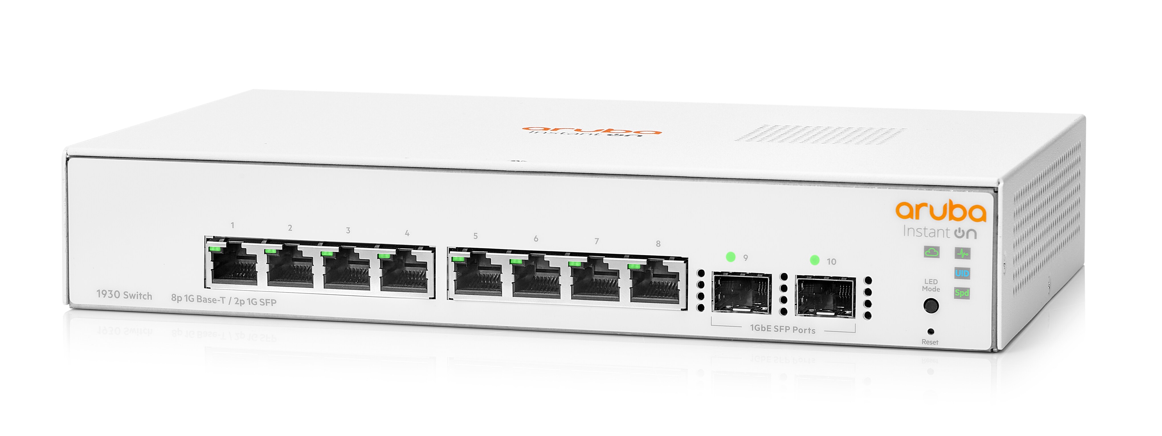 HPE Aruba Instant On 1930-8G-2SFP Web Managed Switch