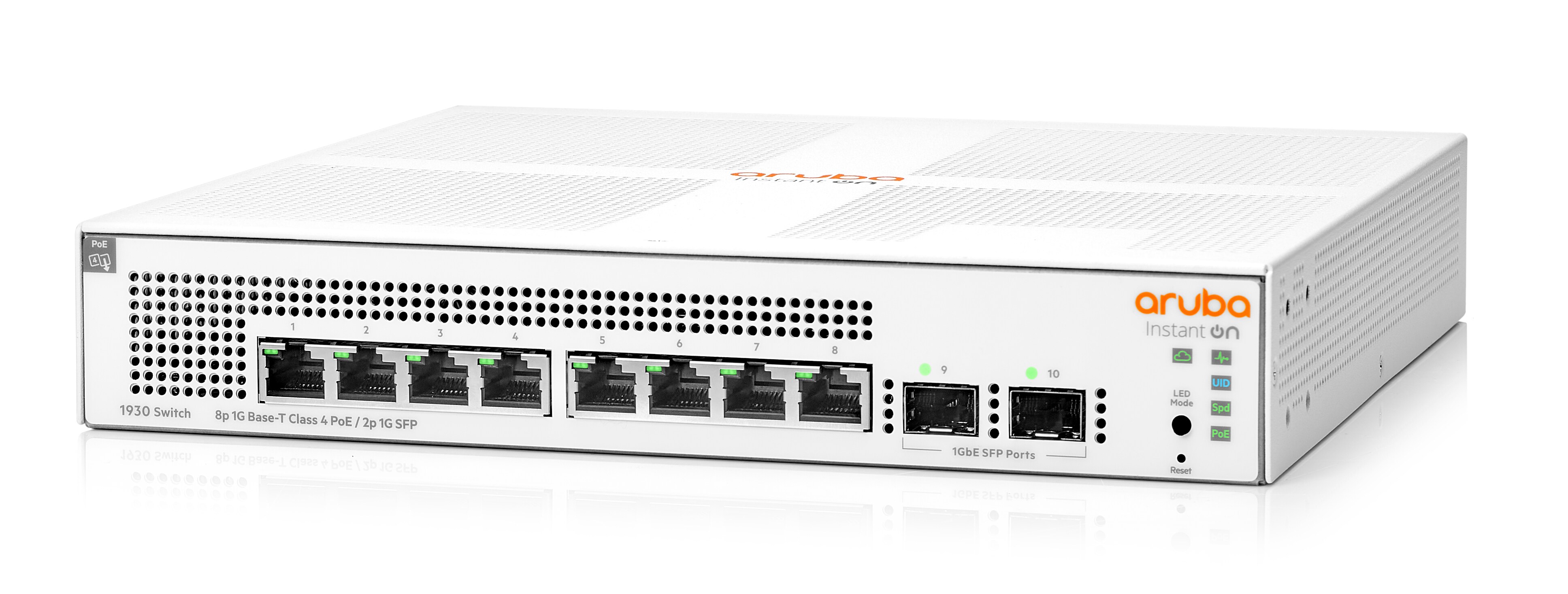 HPE Aruba Instant On 1930-8G-PoE (124W) 2SFP managed Switch