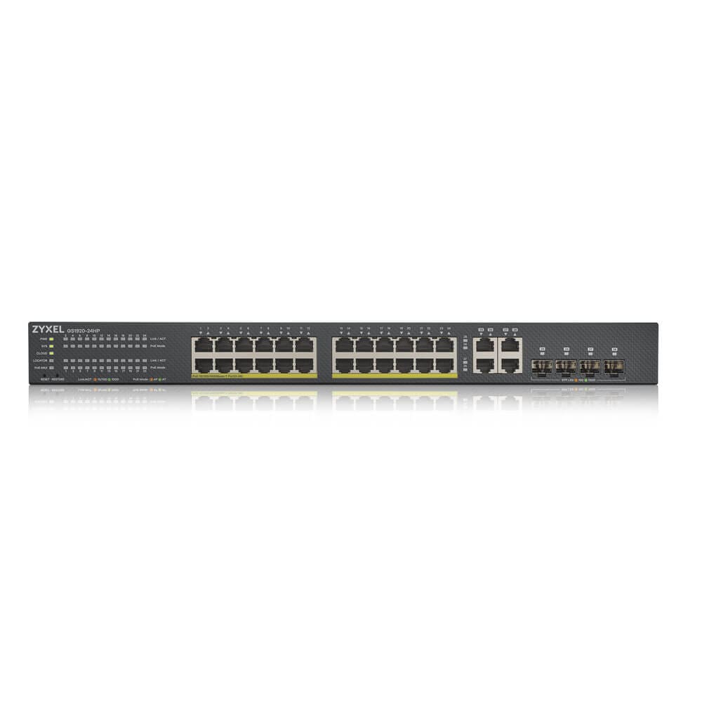 ZyXEL GS1920-24HPv2 Smart Switch (24x 10Gigabit PoE+)