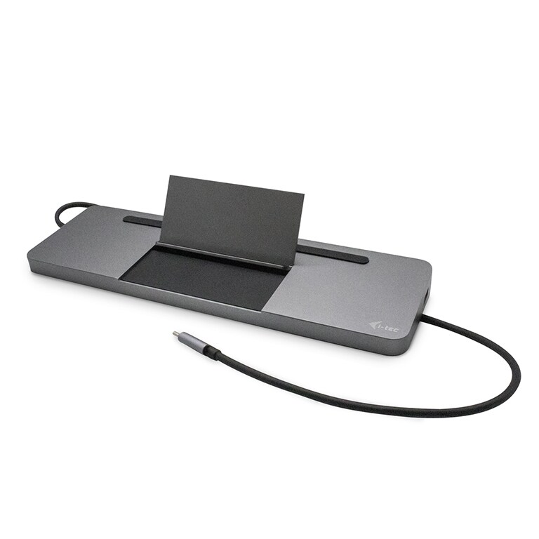 i-tec USB-C Metal Ergonomic 4K 3x Display Docking Station