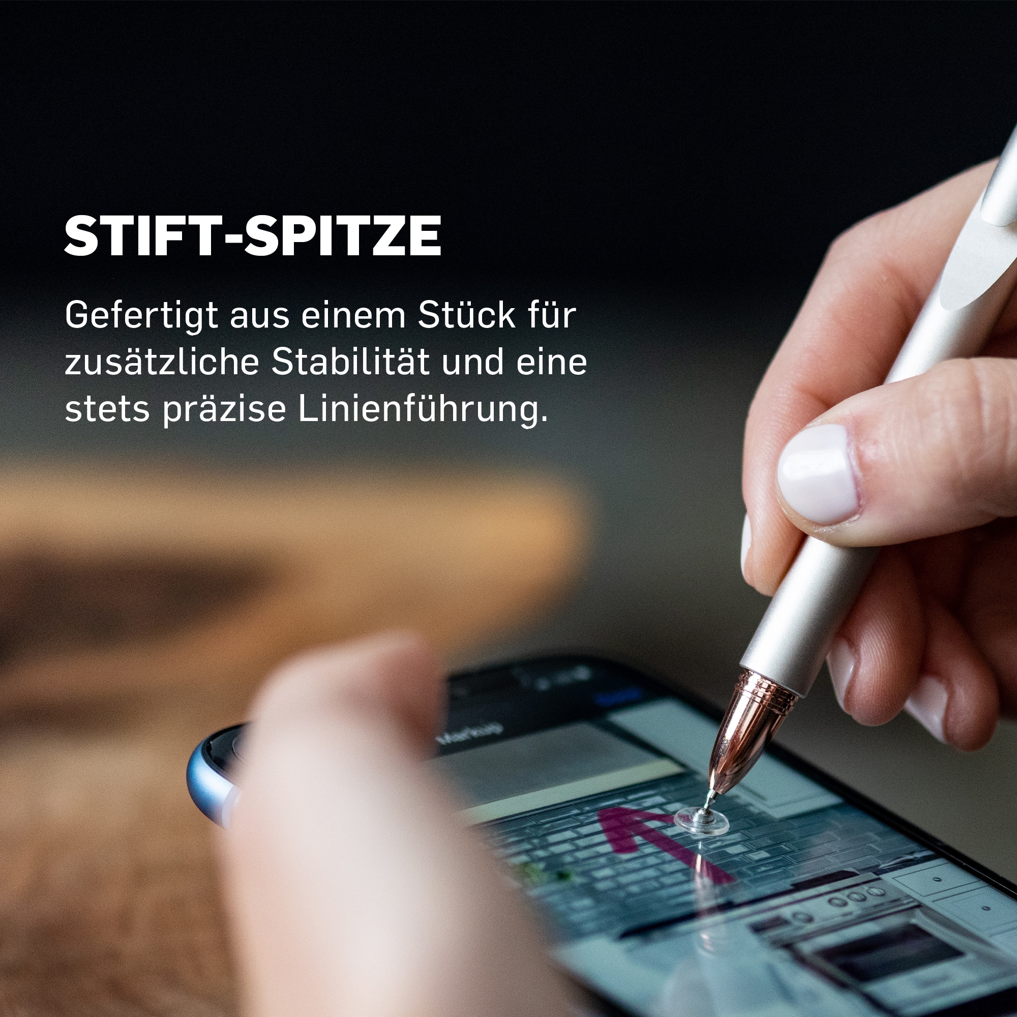 Adonit Pro 4 Stylus für alle Touchscreen-Geräte, schwarz