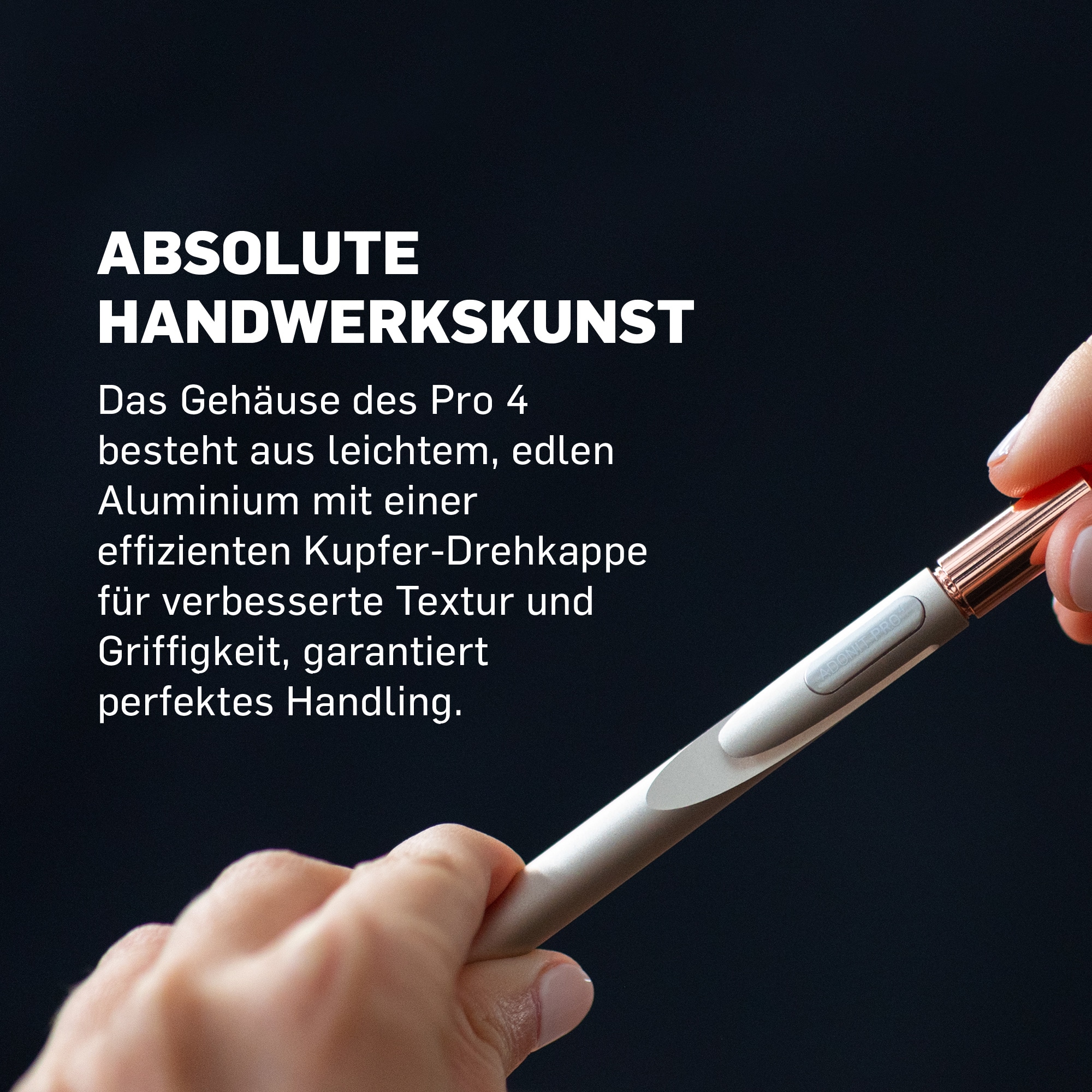 Adonit Pro 4 Stylus für alle Touchscreen-Geräte, schwarz