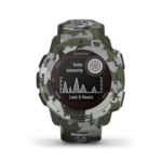 Garmin Instinct Solar Camo GPS-Multisport-Smartwatch grün