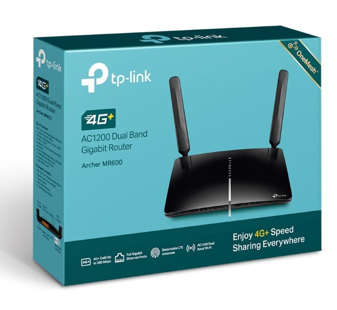 TP-LINK Archer MR600 4G+ Cat6 AC1200 Wireless Dual Band