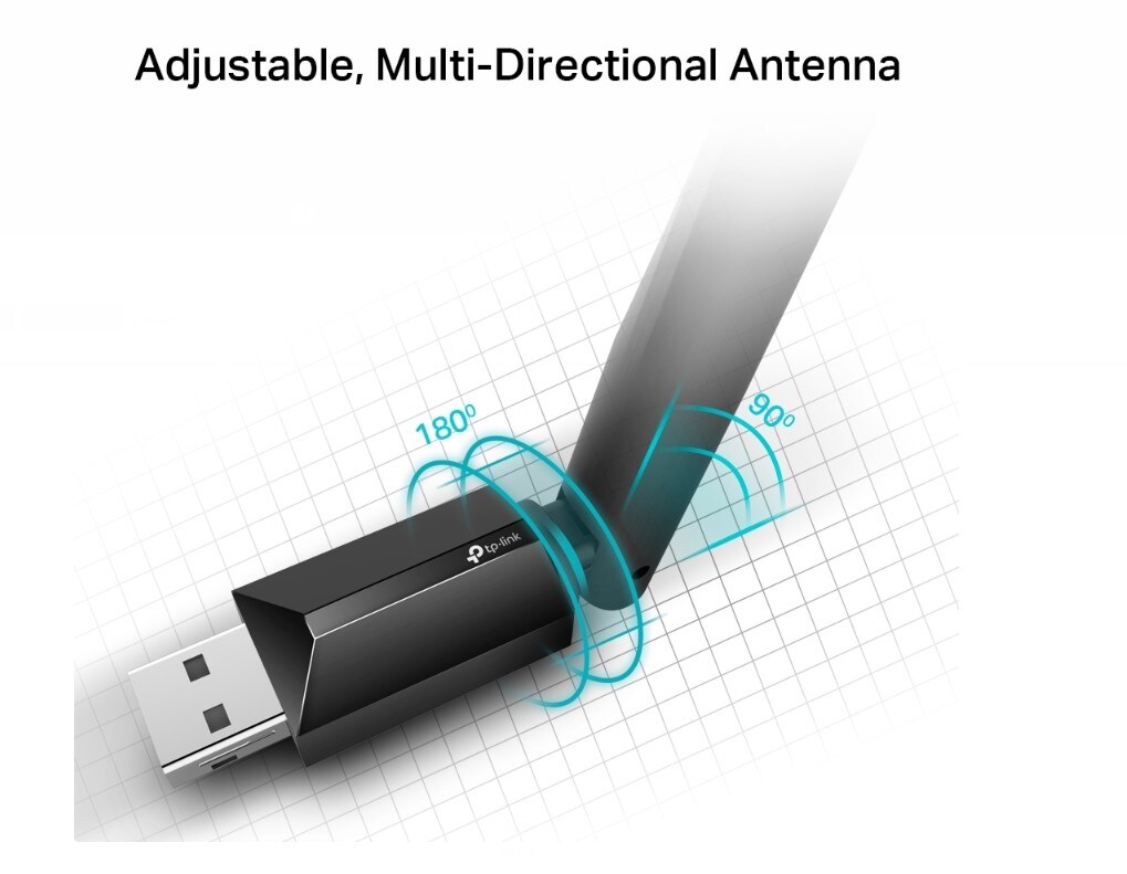 TP-LINK Archer T2U Plus - Netzwerkadapter - USB 2.0