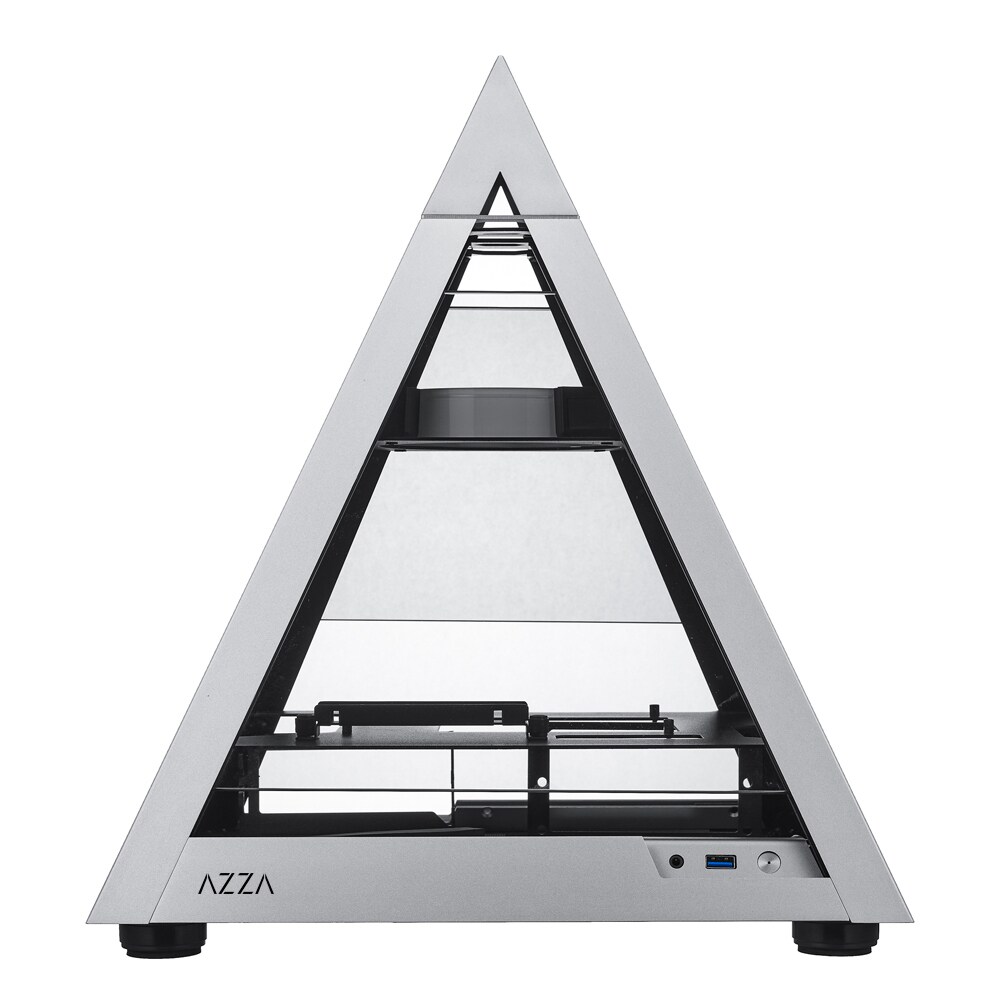 Azza Pyramid Mini 806 Gaming Tower, RGB Beleuchtung, Glasfenster