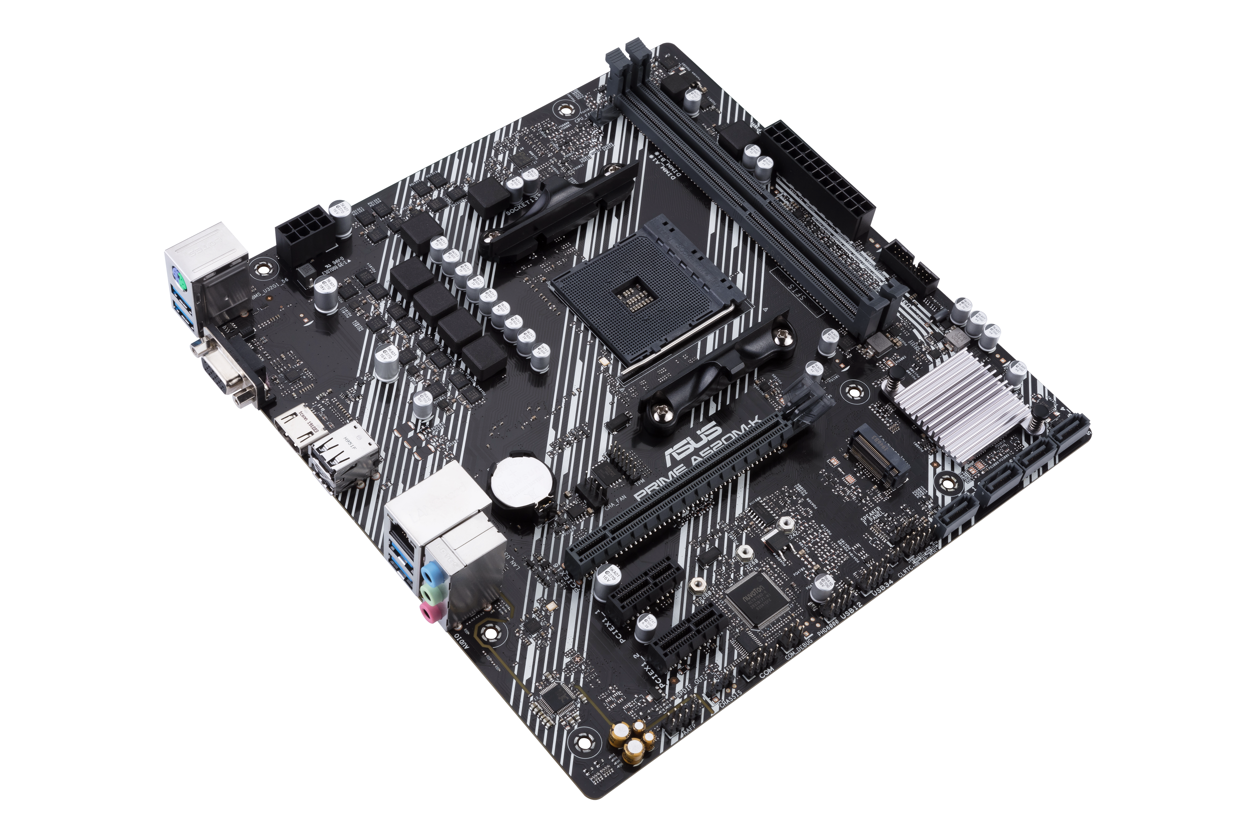 ASUS PRIME A520M-K mATX Mainboard Sockel AM4 M.2/USB3.2/HDMI/D-Sub/SATA