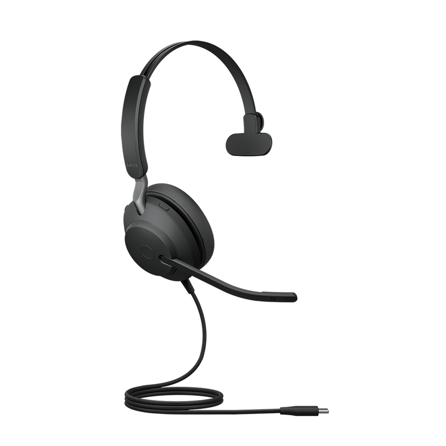 Jabra Evolve 2 40 UC Mono USB-C Headset schwarz