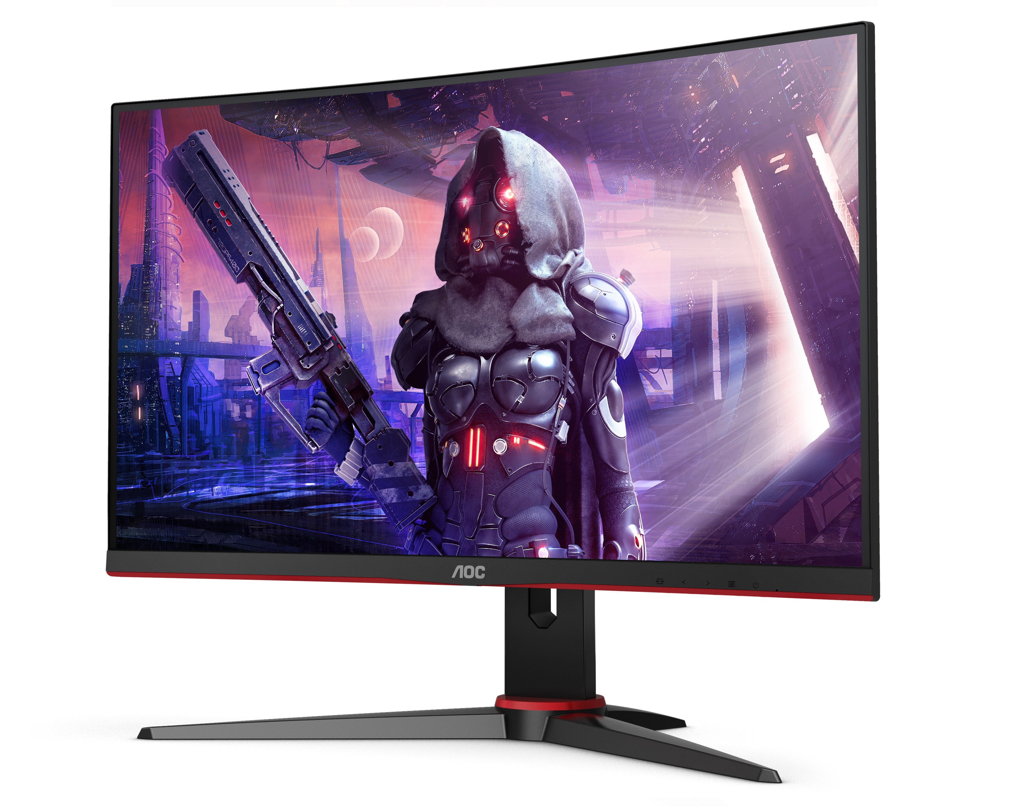 AOC C24G2AE 60,5 cm (24") Full HD Gaming-Monitor HDMI/DP/VGA FreeSync 165Hz 1ms