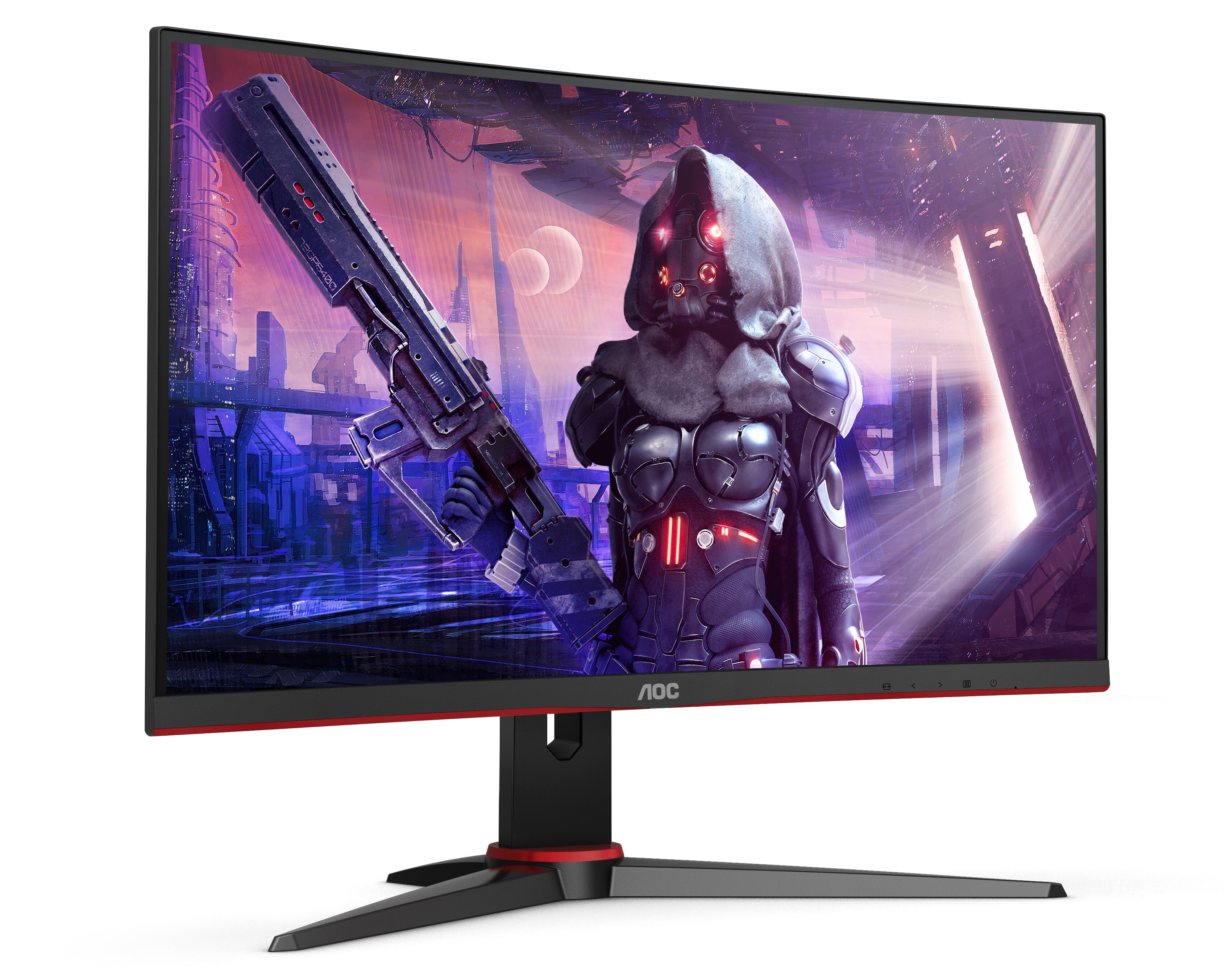 AOC C24G2AE 60,5 cm (24") Full HD Gaming-Monitor HDMI/DP/VGA FreeSync 165Hz 1ms